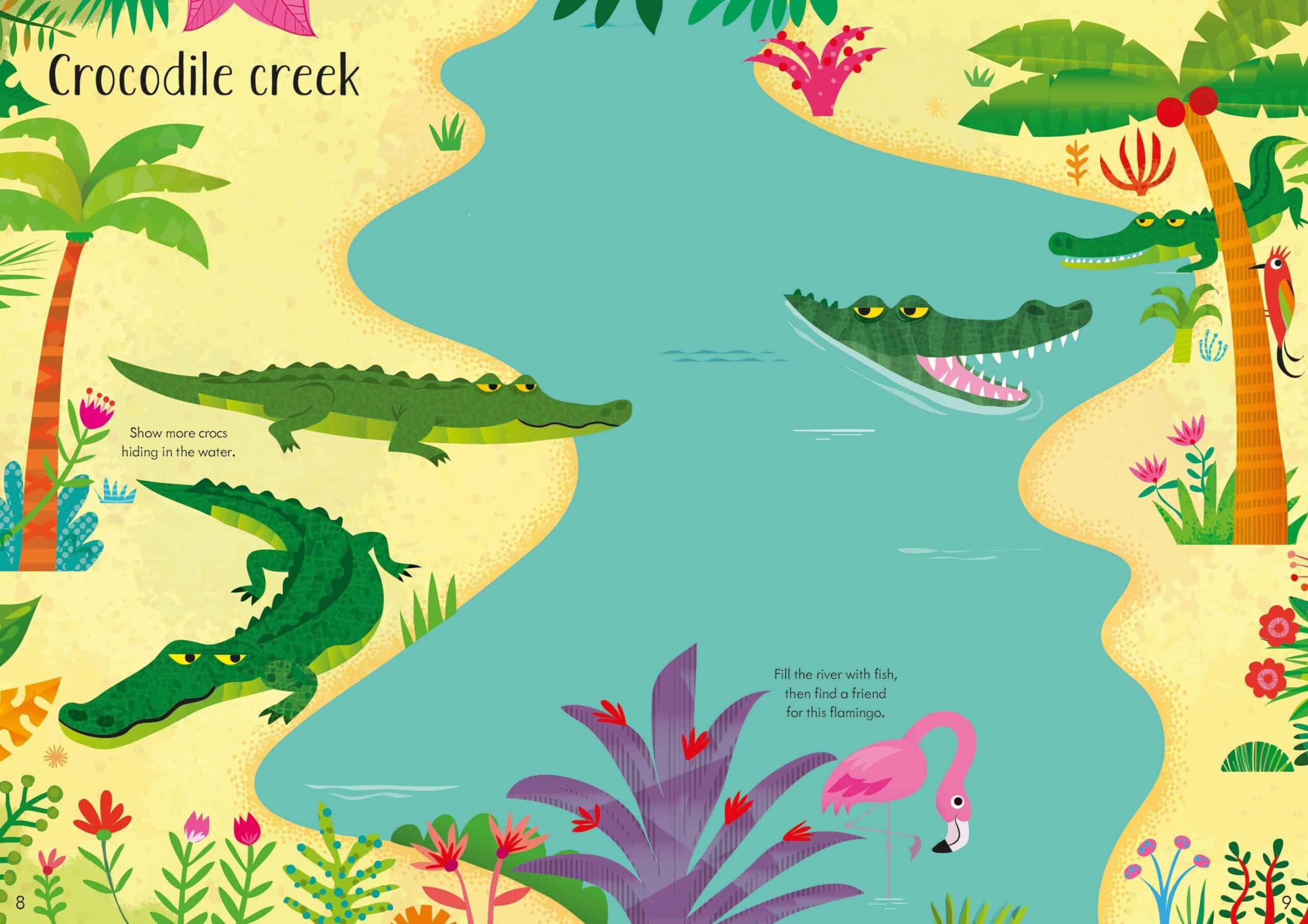 Resigilat - Carte cu stickere – Little First Stickers Jungle