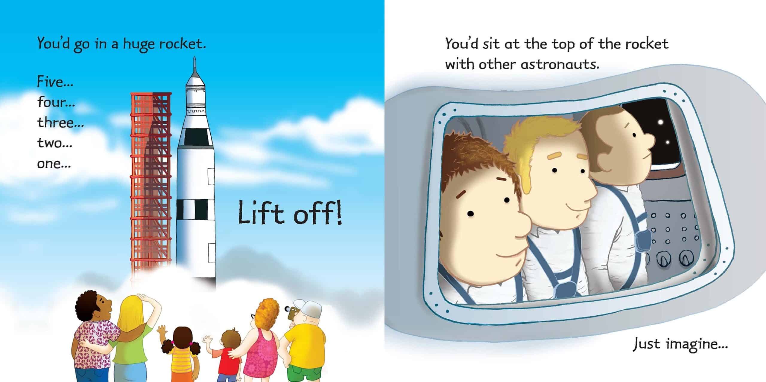 Carte pentru copii - Little Board Books: On the Moon