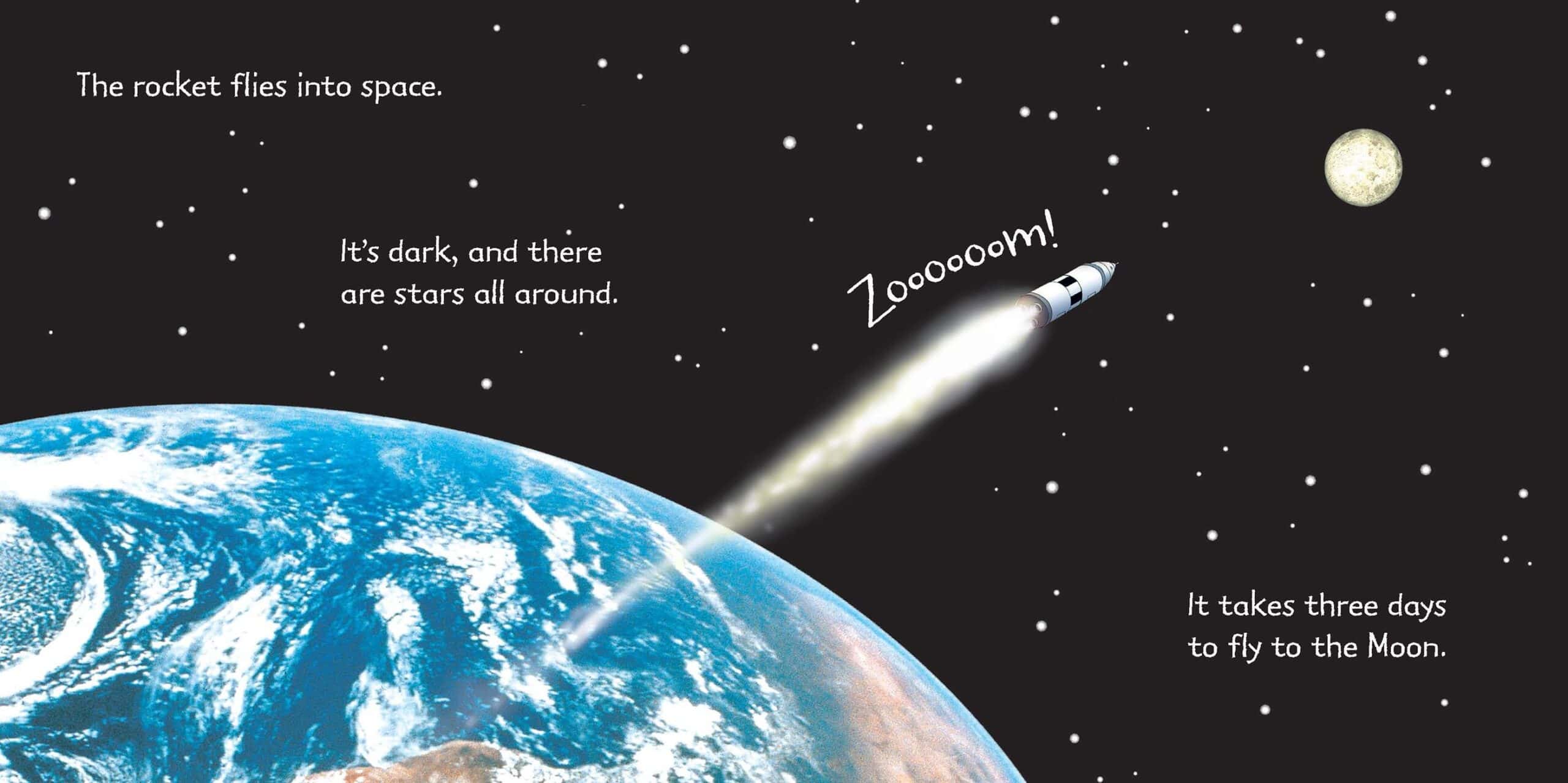 Carte pentru copii - Little Board Books: On the Moon