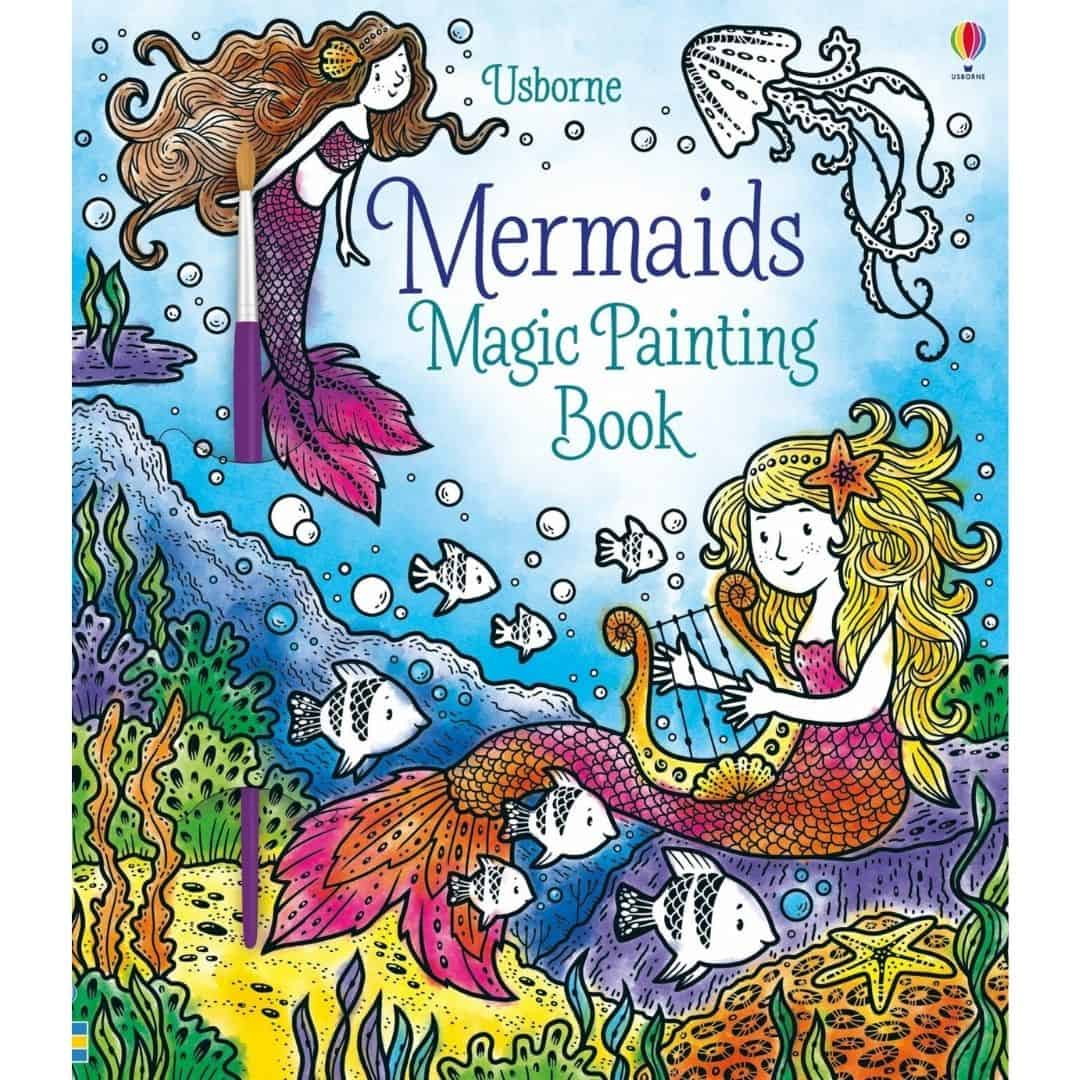 Carte de pictat cu apa- Magic Painting Mermaids 1
