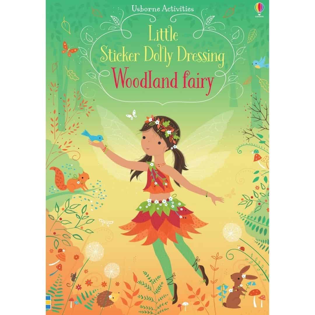 Carte cu stickere - Sticker Dolly Dressing woodland fairy 1