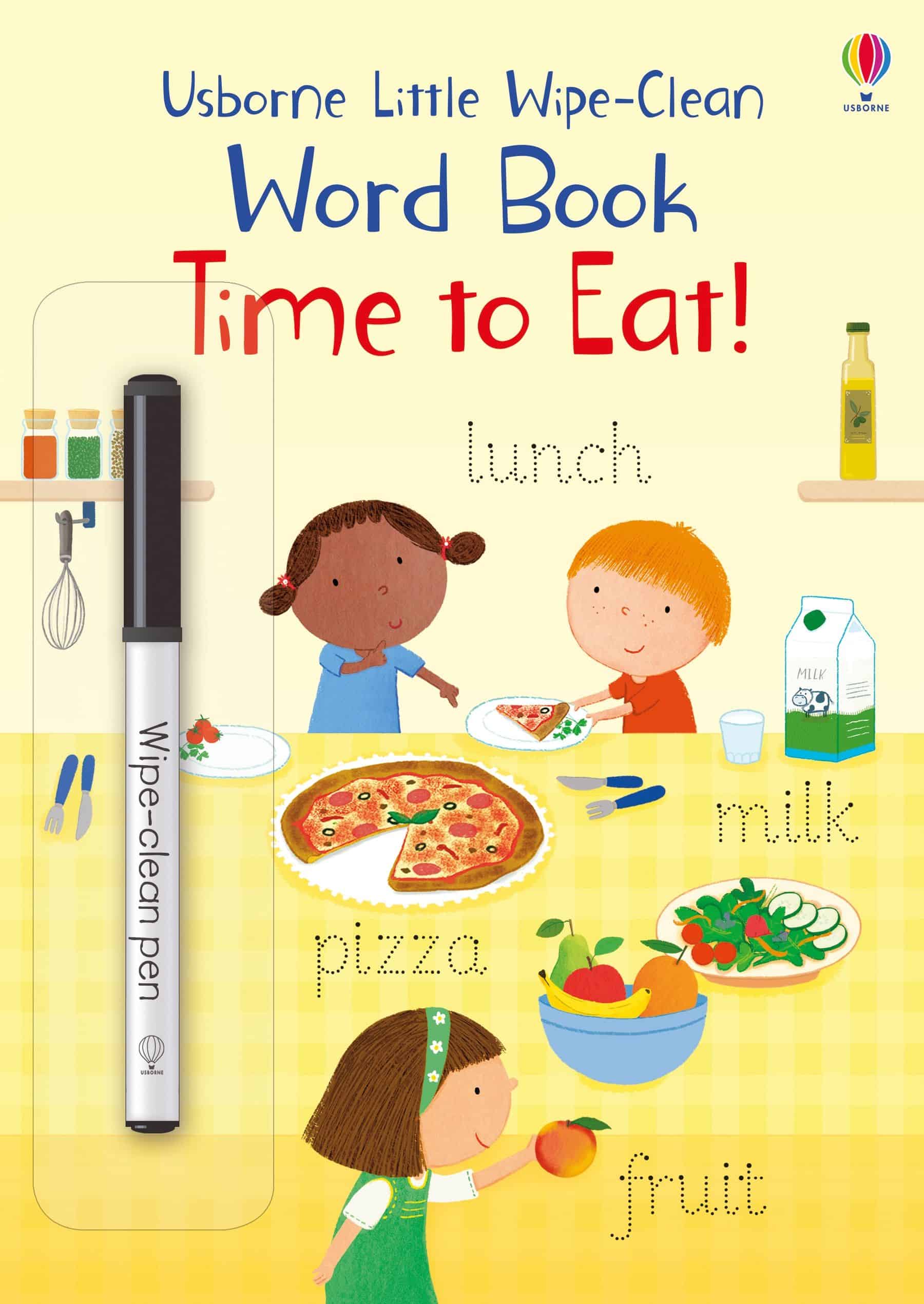 Little Wipe-Clean Word Books Time to Eat!
