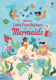 Carte pentru copii, Usborne, Little First Stickers Mermaids, 3+ ani