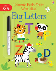 Carte pentru copii, Usborne, Early Years Wipe-Clean Big Letters, 3+ ani