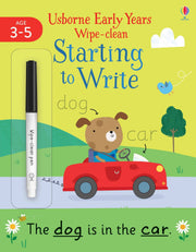 Carte pentru copii - Early Years Wipe-Clean Starting to Write