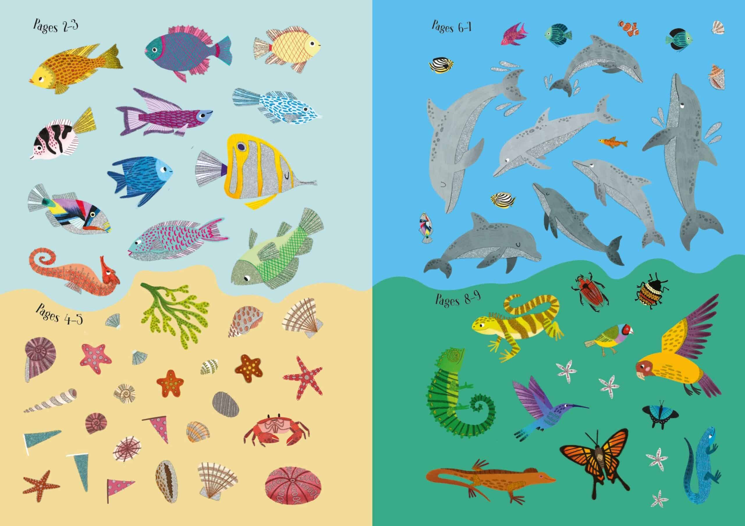 Carte pentru copii - Sparkly Summer Sticker Book