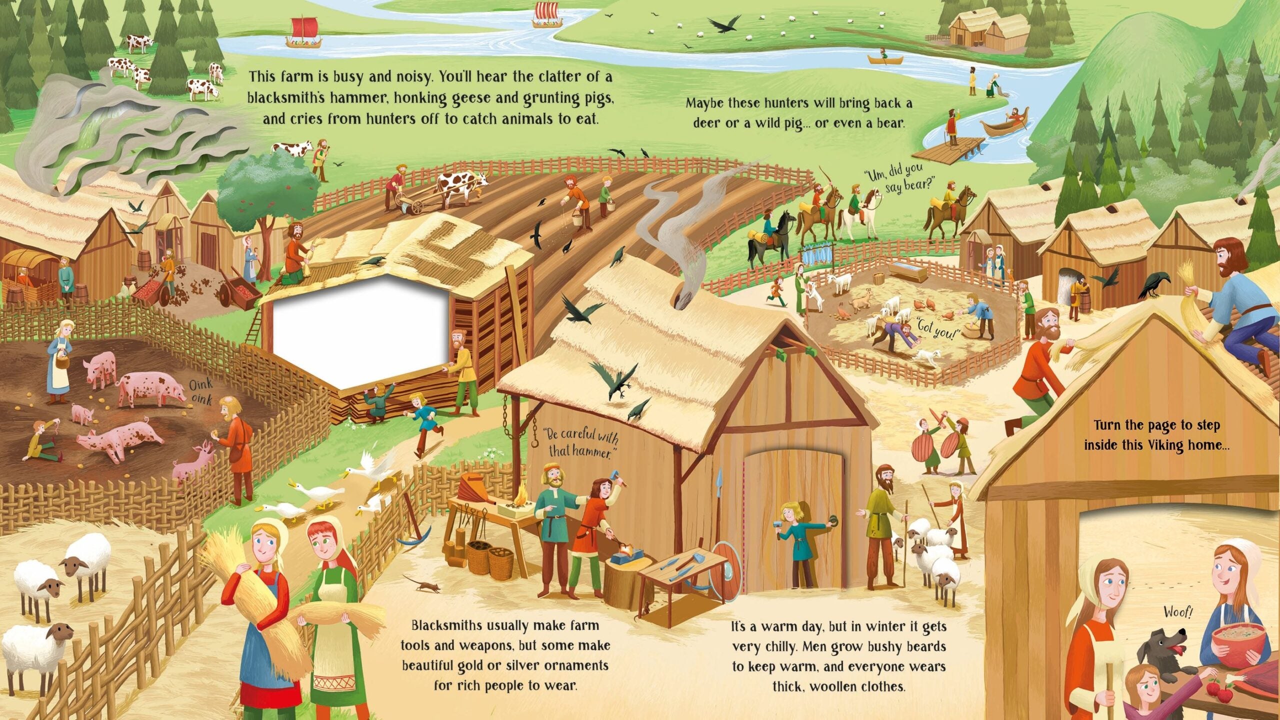 Carte pentru copii - Step Inside the Viking World
