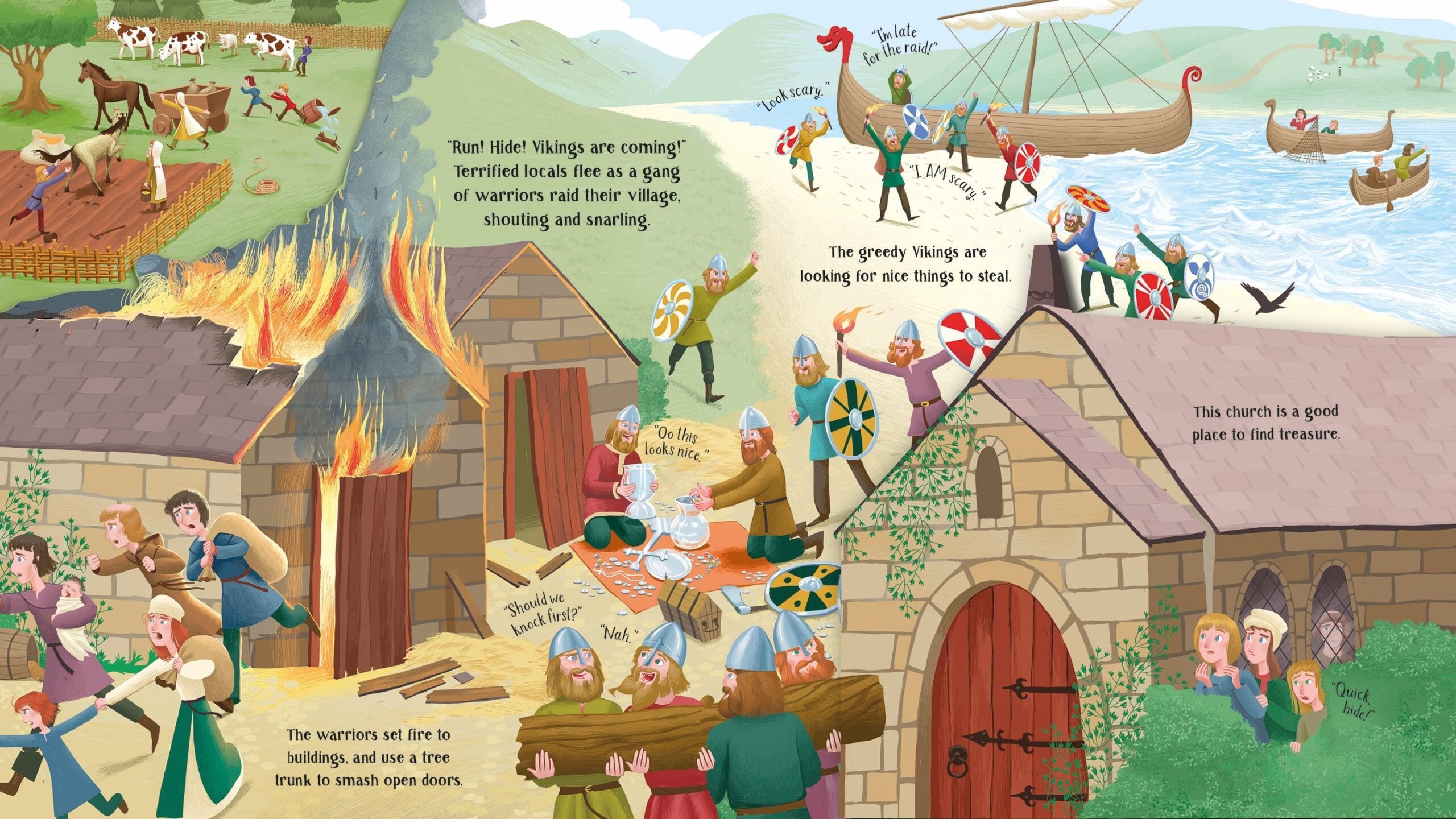 Carte pentru copii - Step Inside the Viking World
