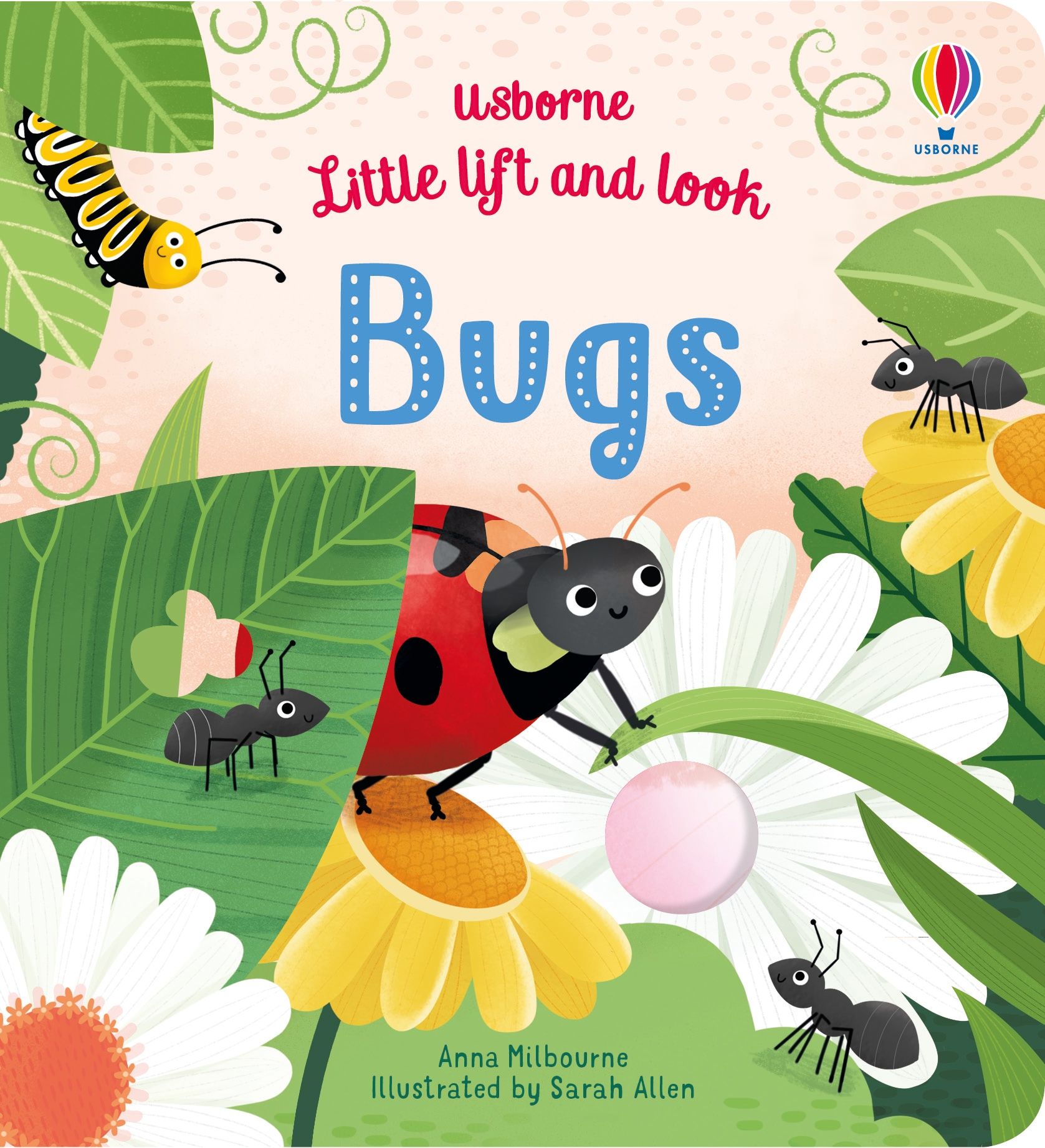 Carte pentru copii, Usborne, Little Lift and Look Bugs, 10+ luni