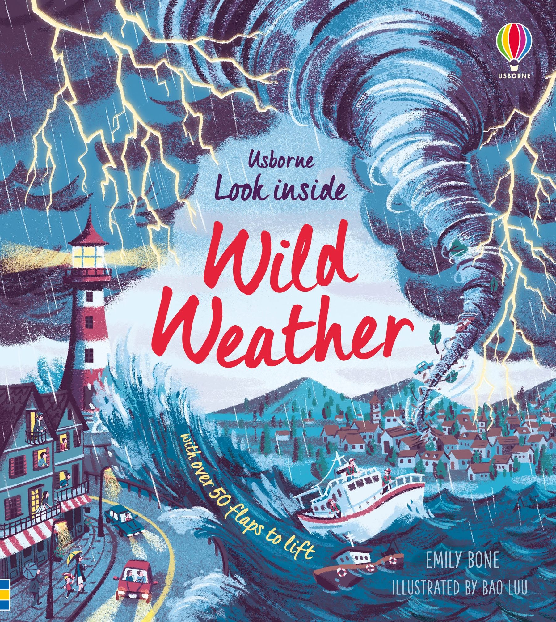 Carte pentru copii, Usborne, Look Inside Wild Weather, 5+ ani