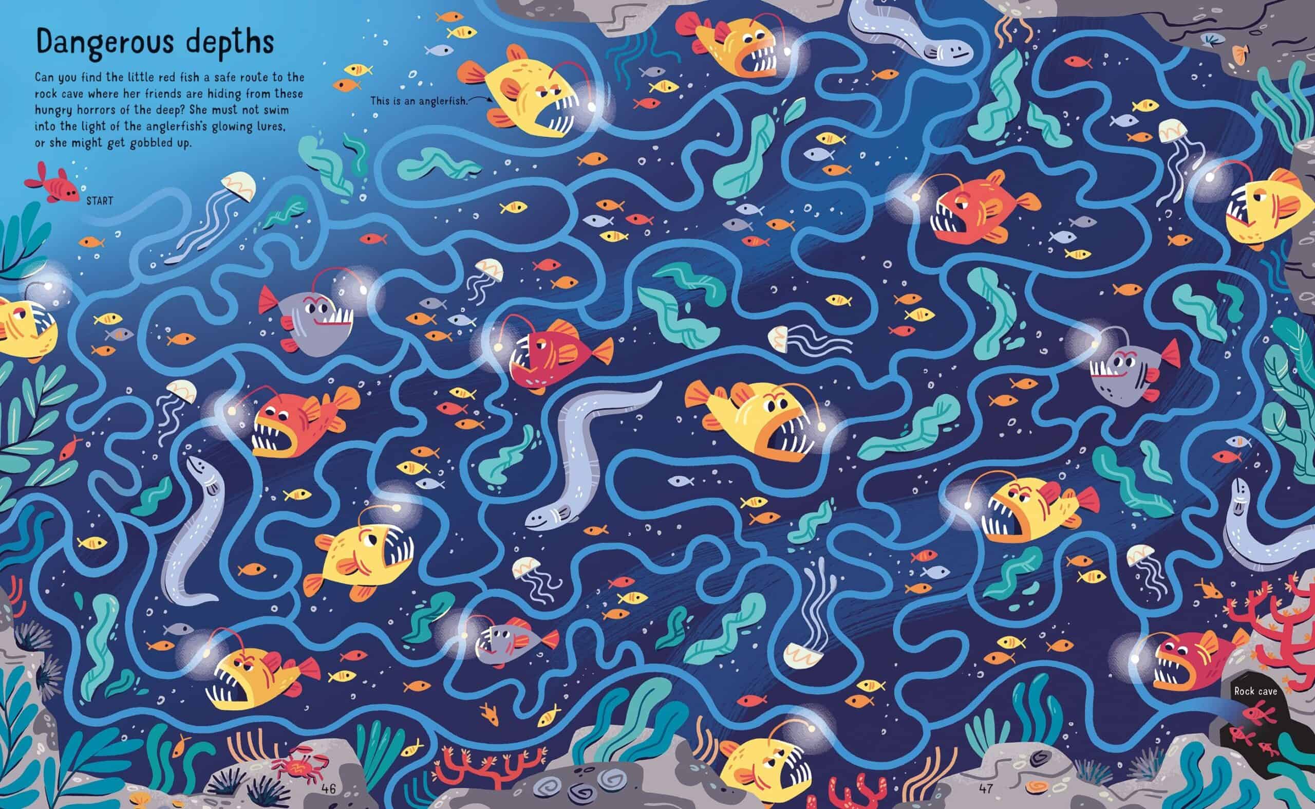 Carte pentru copii - Under the Sea Mazes