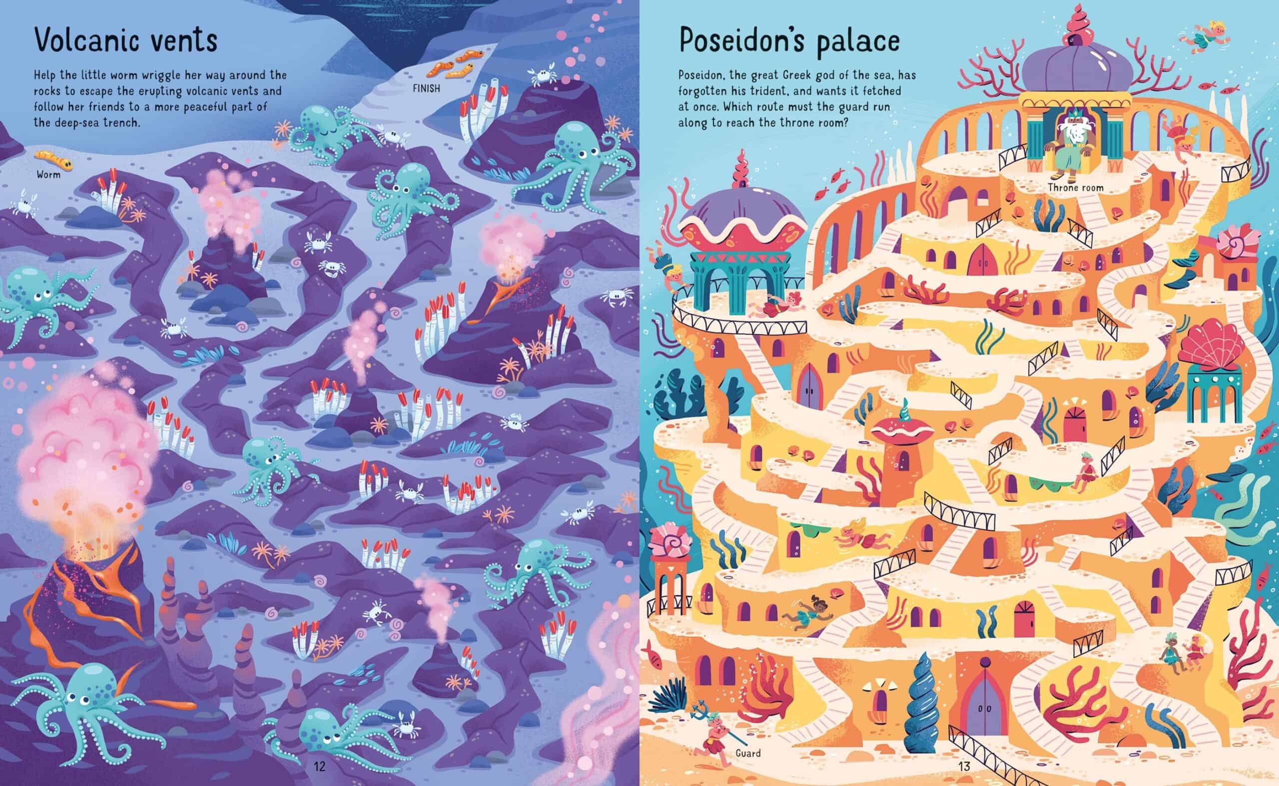 Carte pentru copii - Under the Sea Mazes