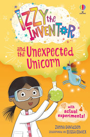Carte pentru copii, Usborne, Izzy the Inventor and the Unexpected Unicorn, 5+ ani
