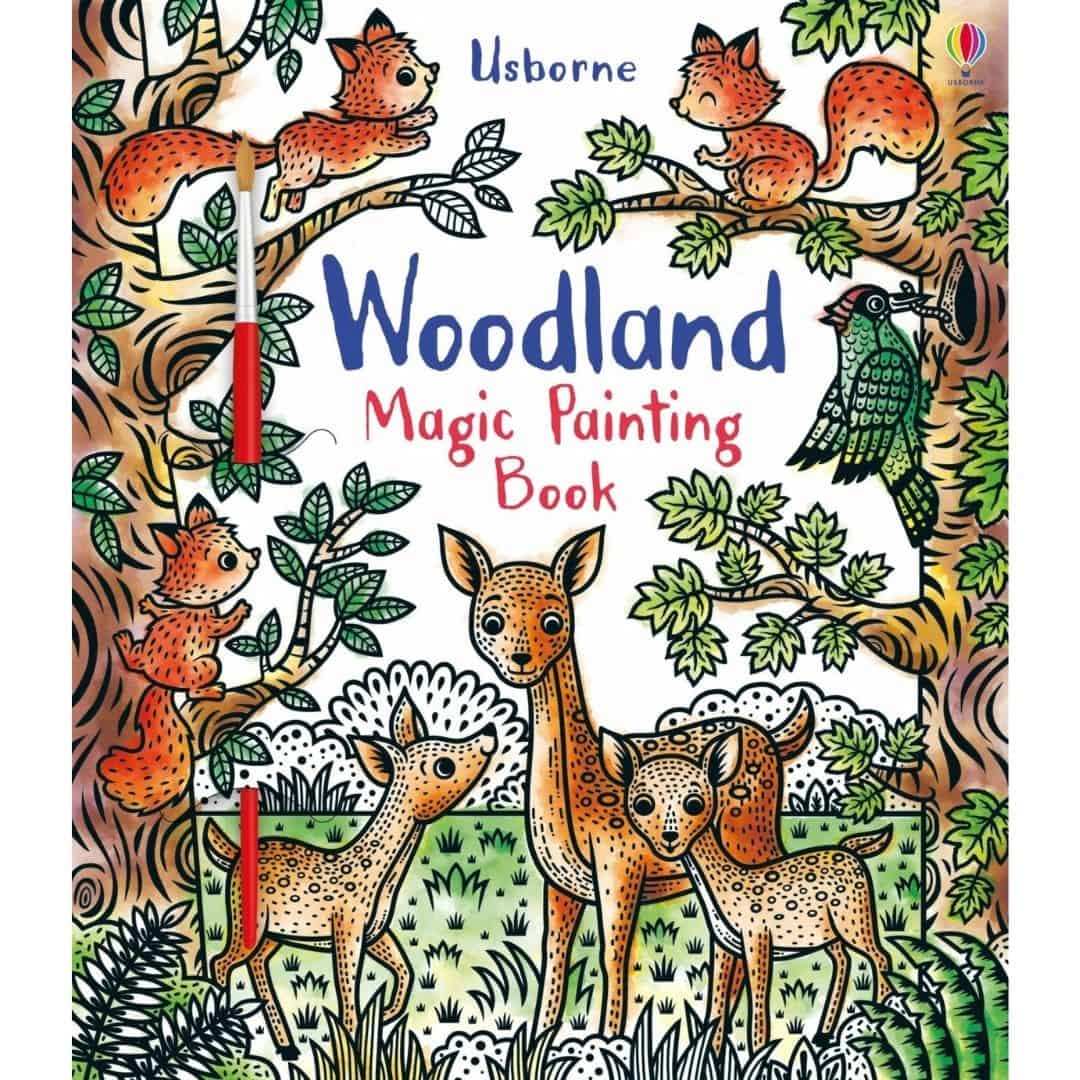 Carte de pictat cu apa- Woodland Magic Painting 1