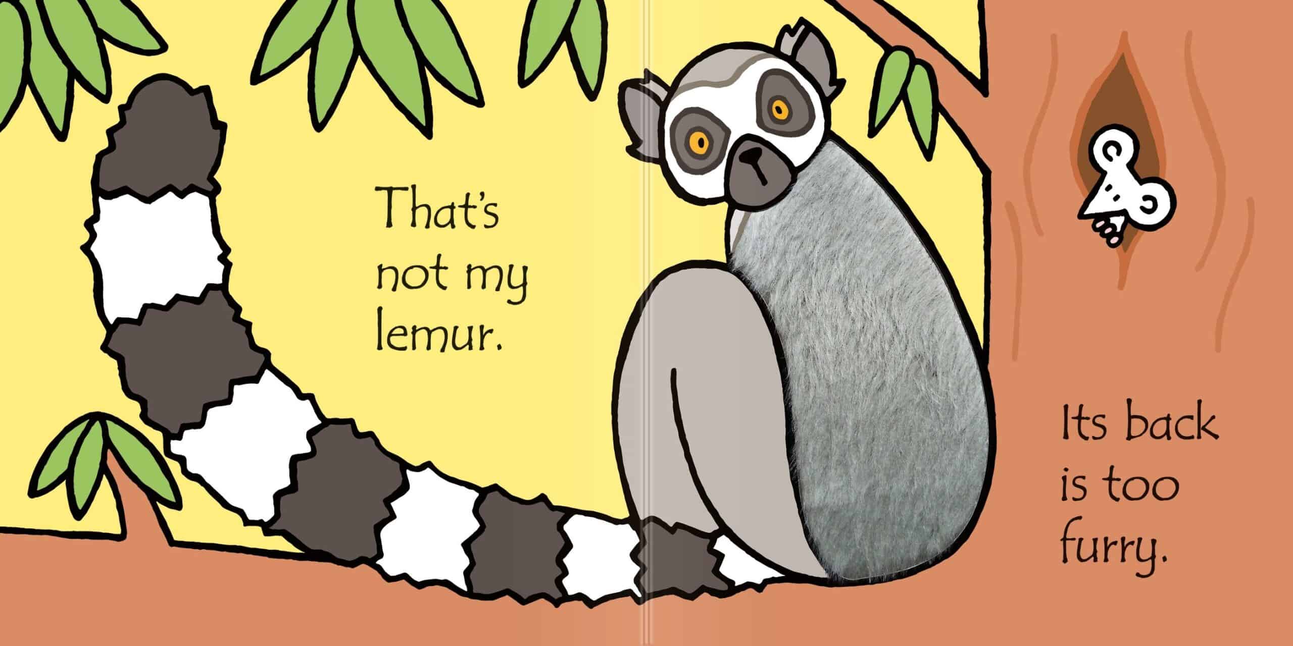 Carte pentru copii - That's not my lemur