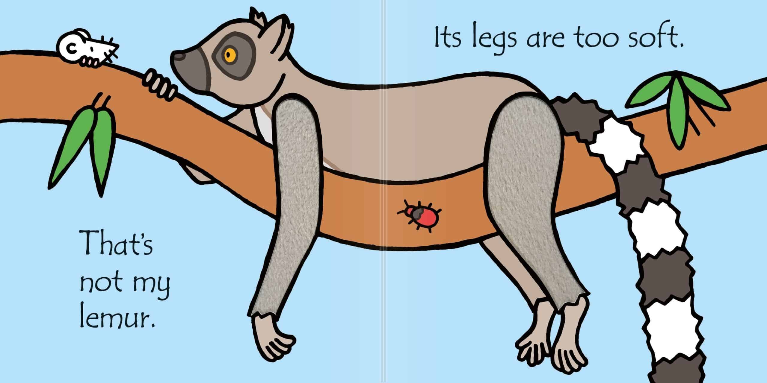 Carte pentru copii - That's not my lemur