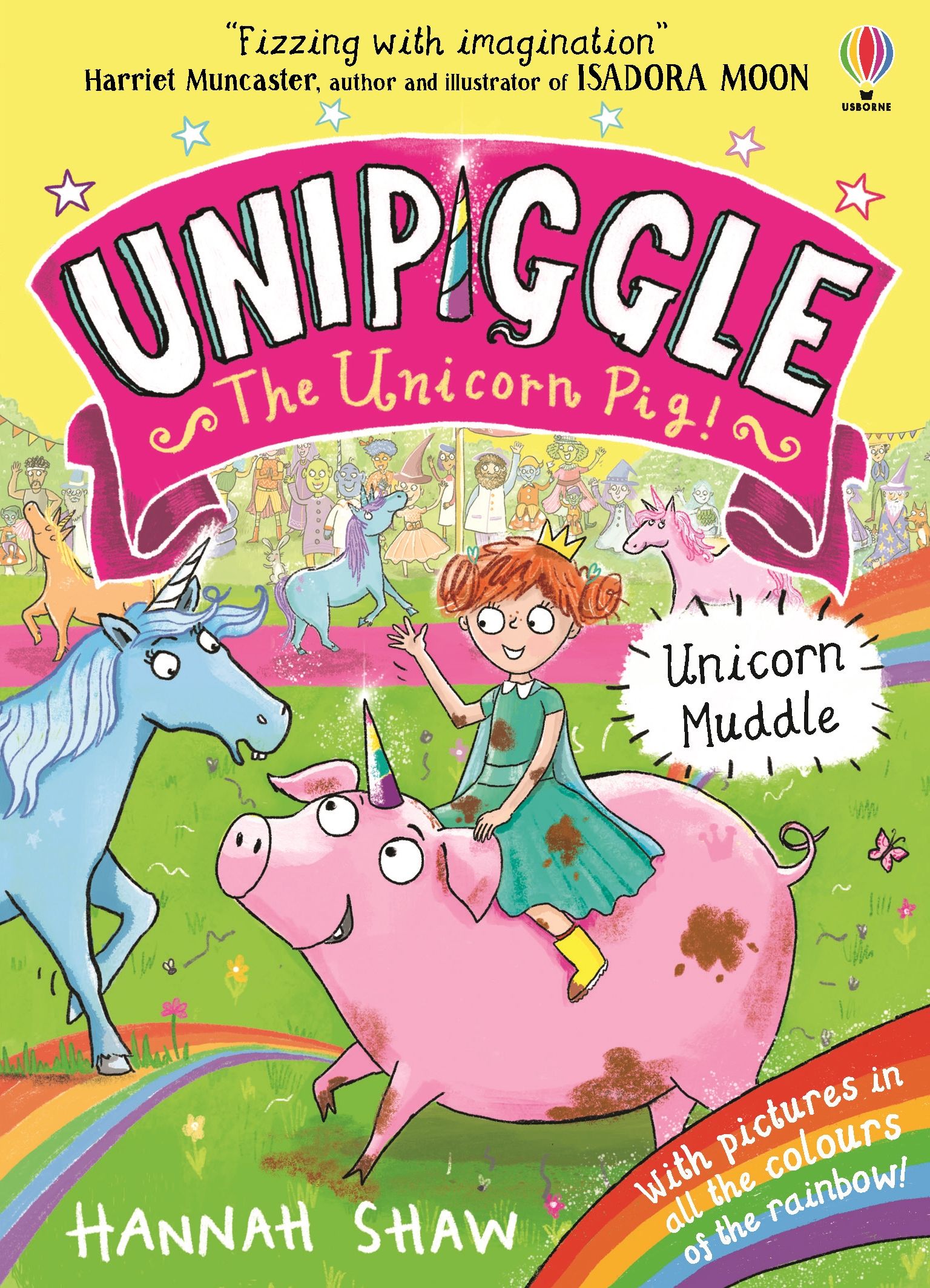 Carte pentru copii, Usborne, Unipiggle: Unicorn Muddle, 6+ ani