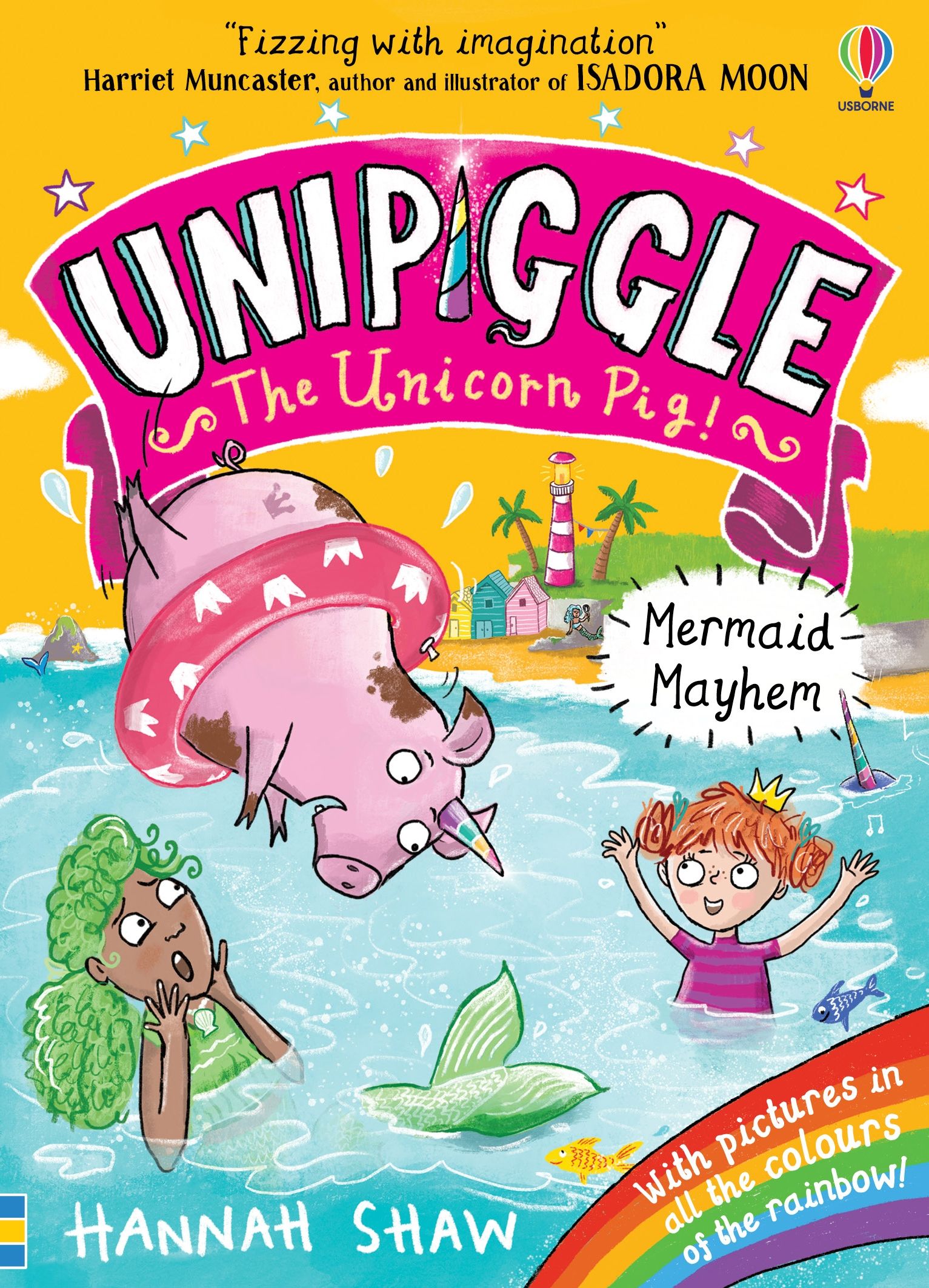 Carte pentru copii, Usborne, Unipiggle: Mermaid Mayhem, 6+ ani