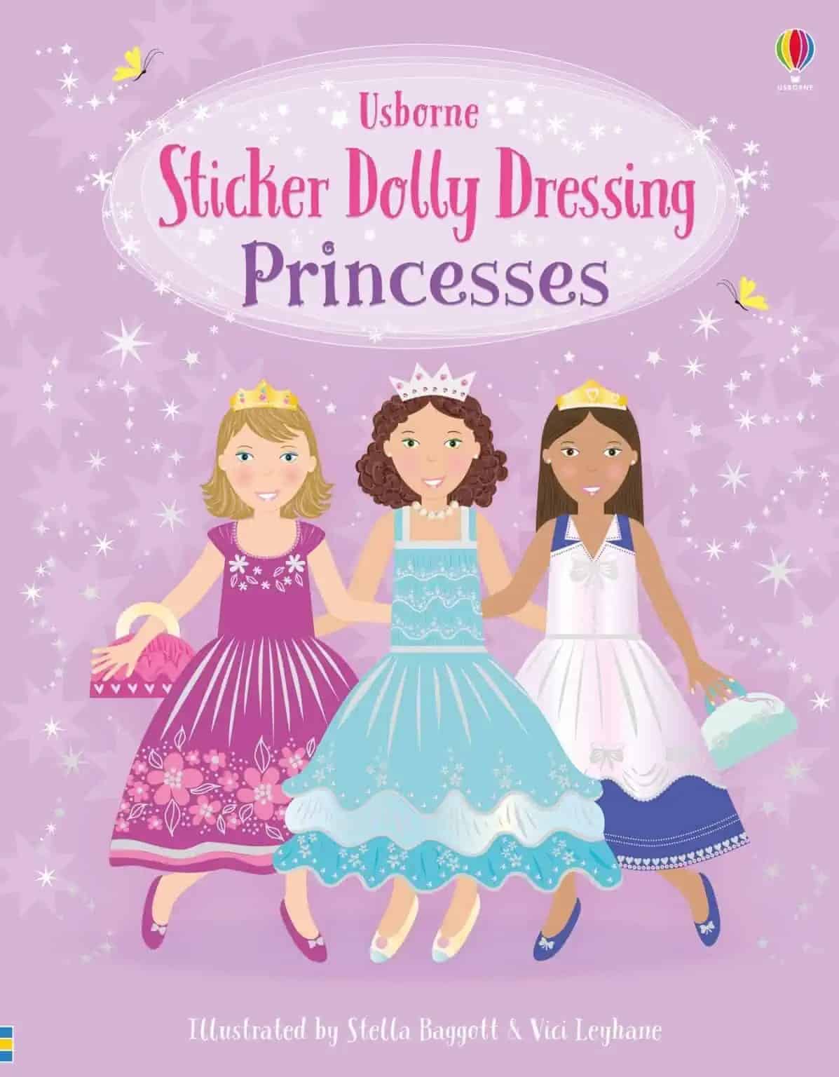 Carte pentru copii - Sticker Dolly Dressing Princesses