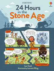 Carte pentru copii, Usborne, 24 Hours In the Stone Age, 7+ ani