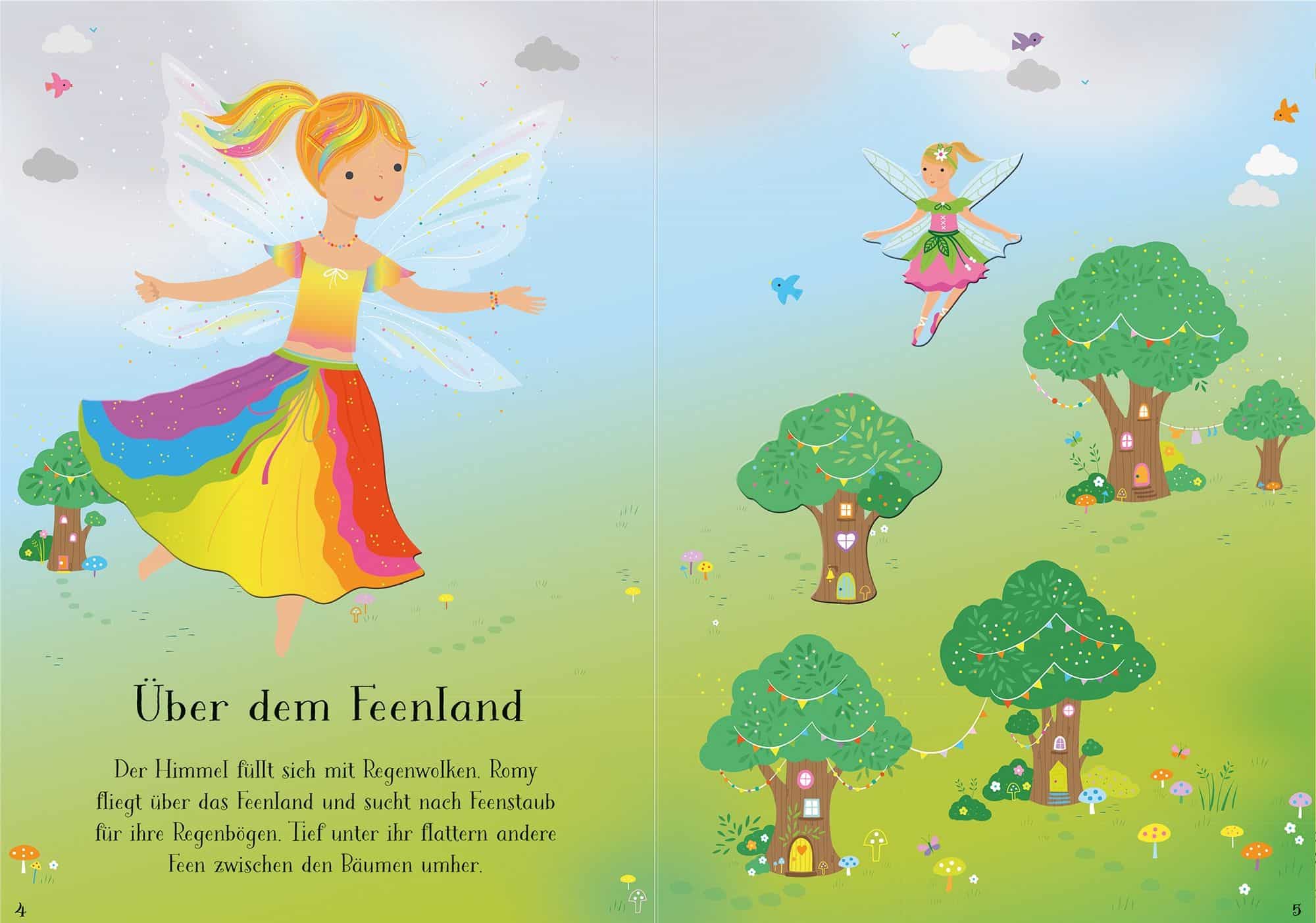 Carte pentru copii - Little Sticker Dolly Dressing Rainbow Fairy