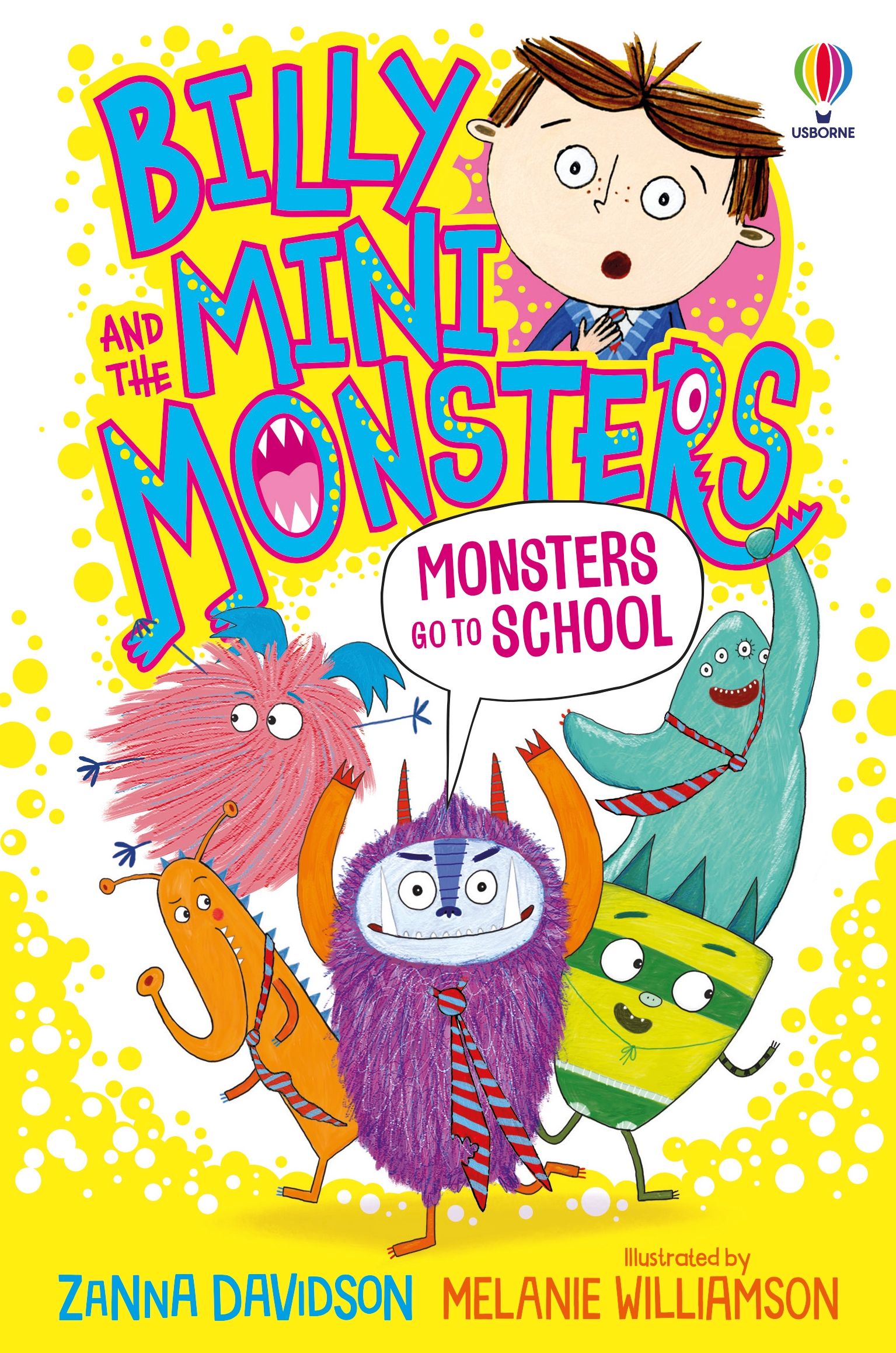 Carte pentru copii, Usborne, Monsters go to School, 5+ ani