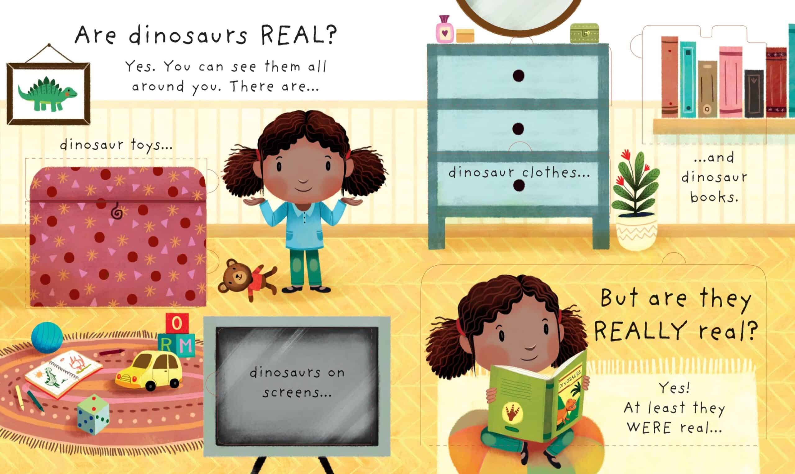 Carte pentru copii - Lift-the-flap Very First Questions and Answers: Are Dinosaurs Real?