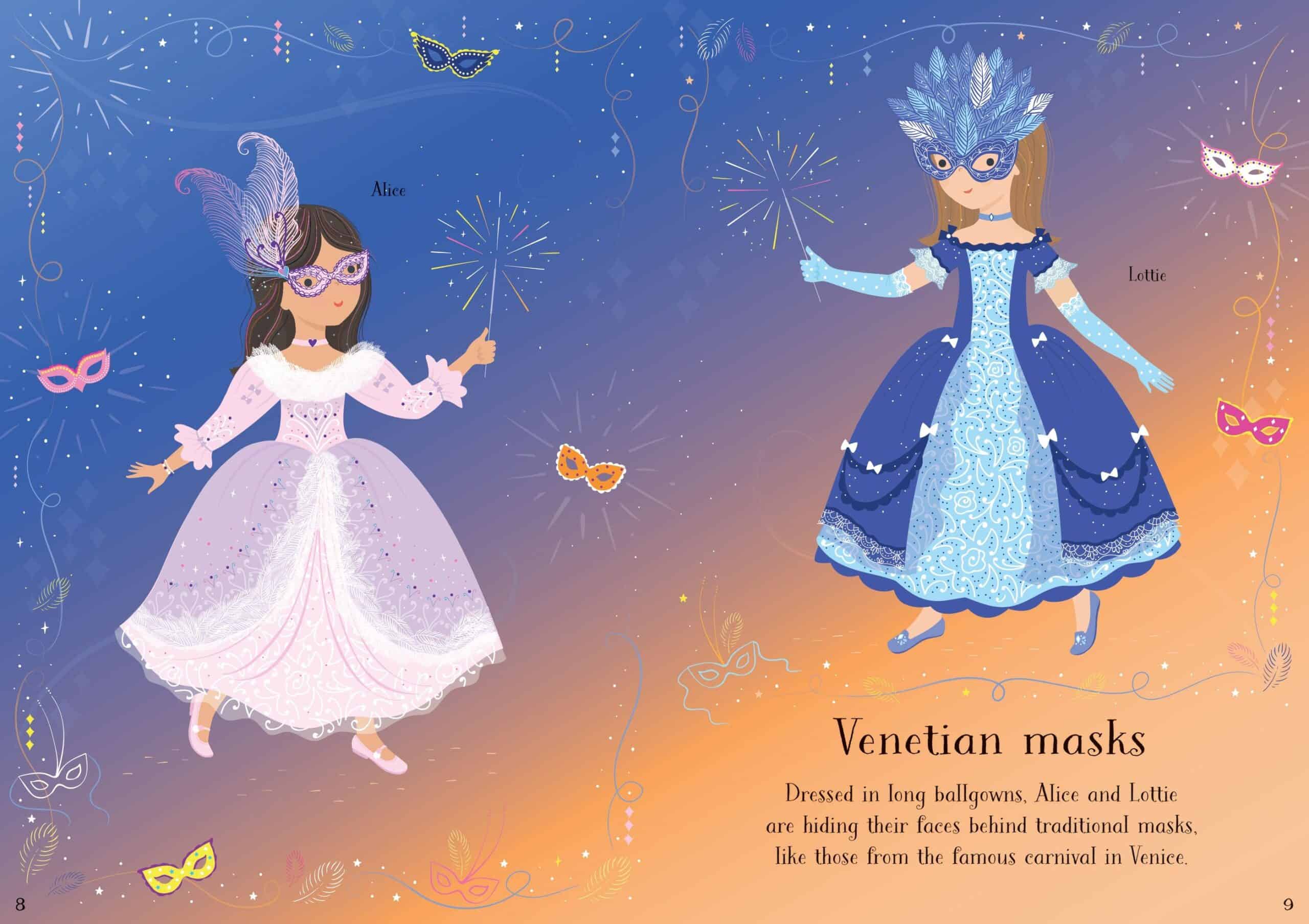 Carte pentru copii - Little Sticker Dolly Dressing Carnival