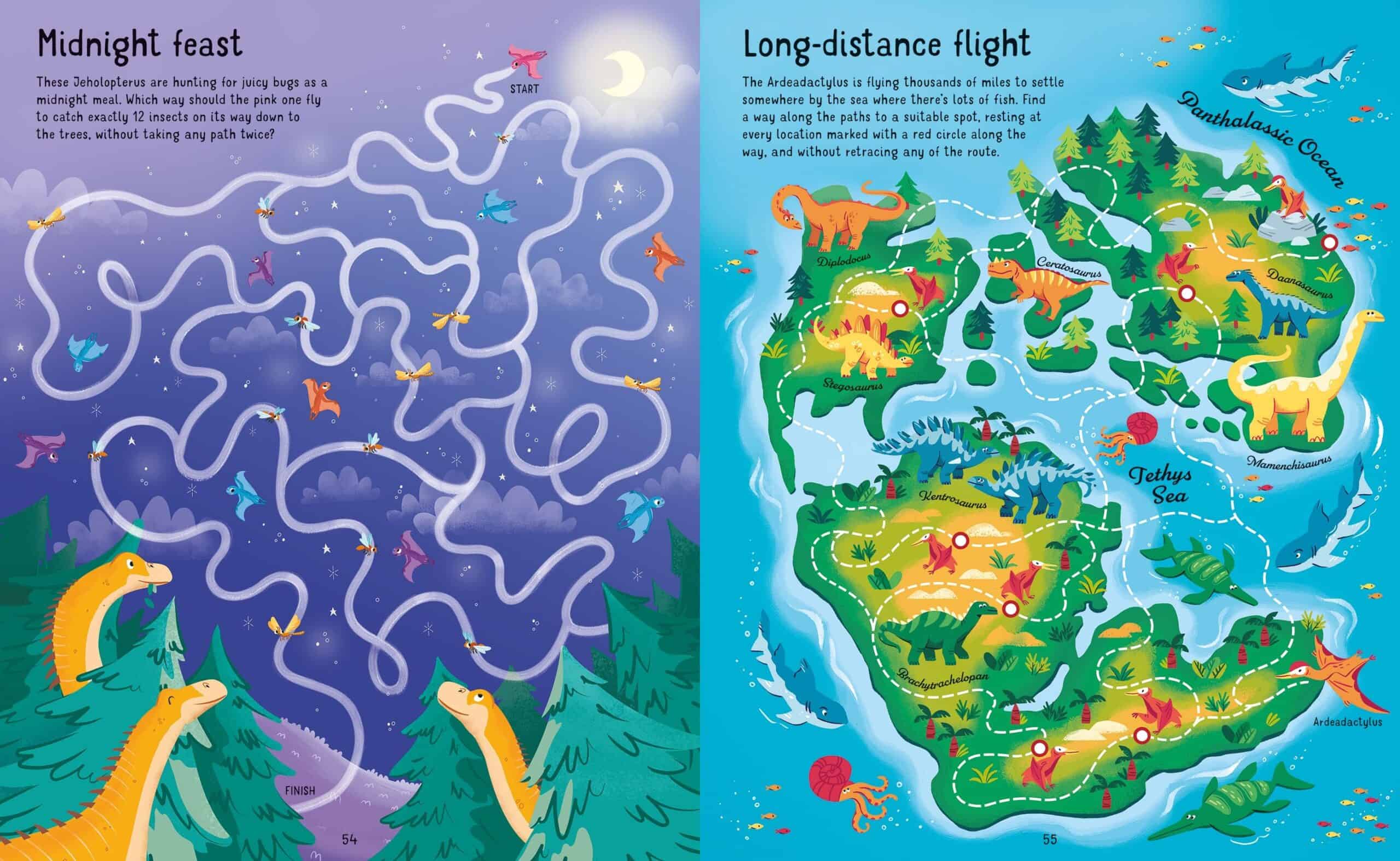Carte pentru copii - Dinosaur Mazes