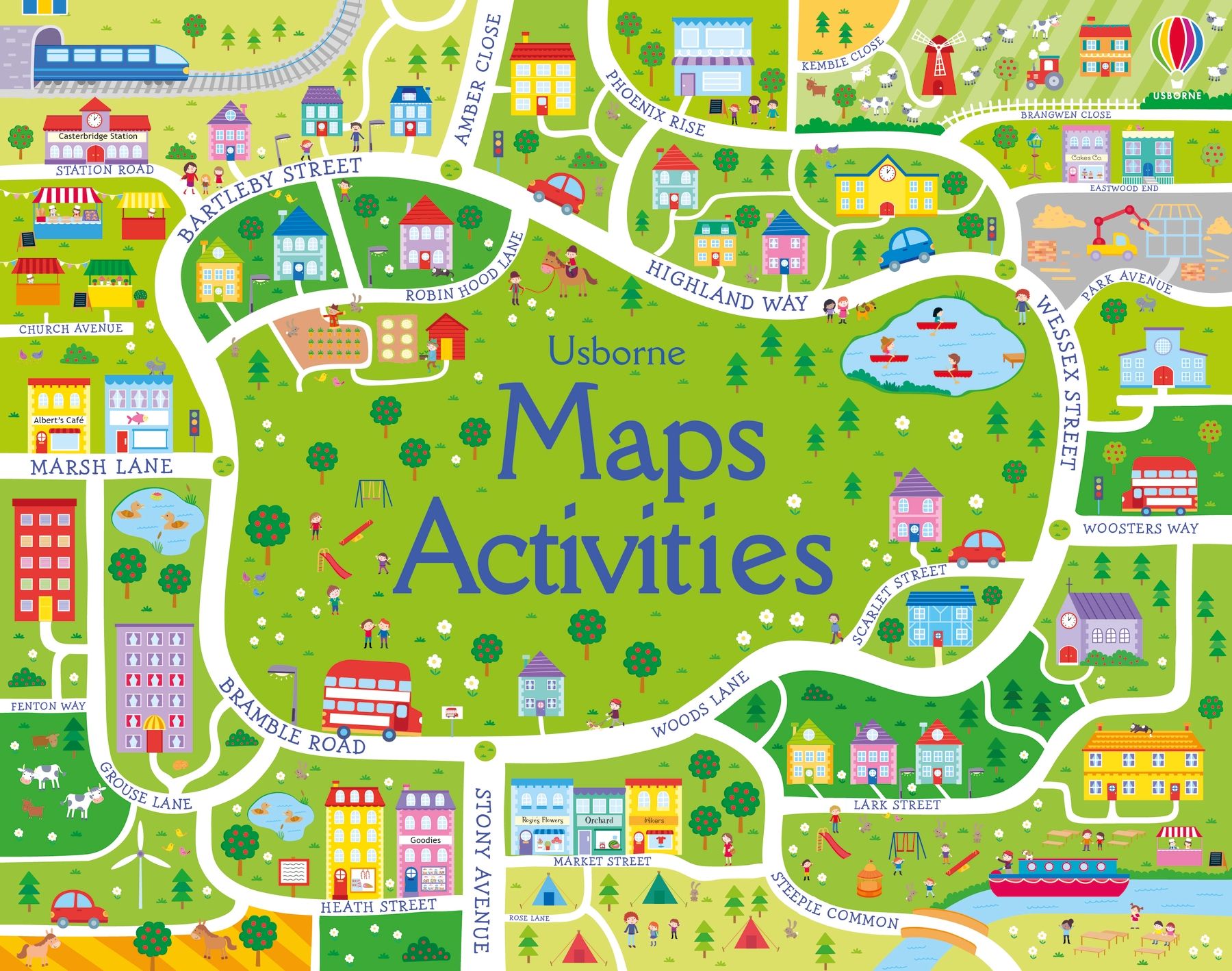 Carte pentru copii, Usborne, Maps Activities, 6+ ani