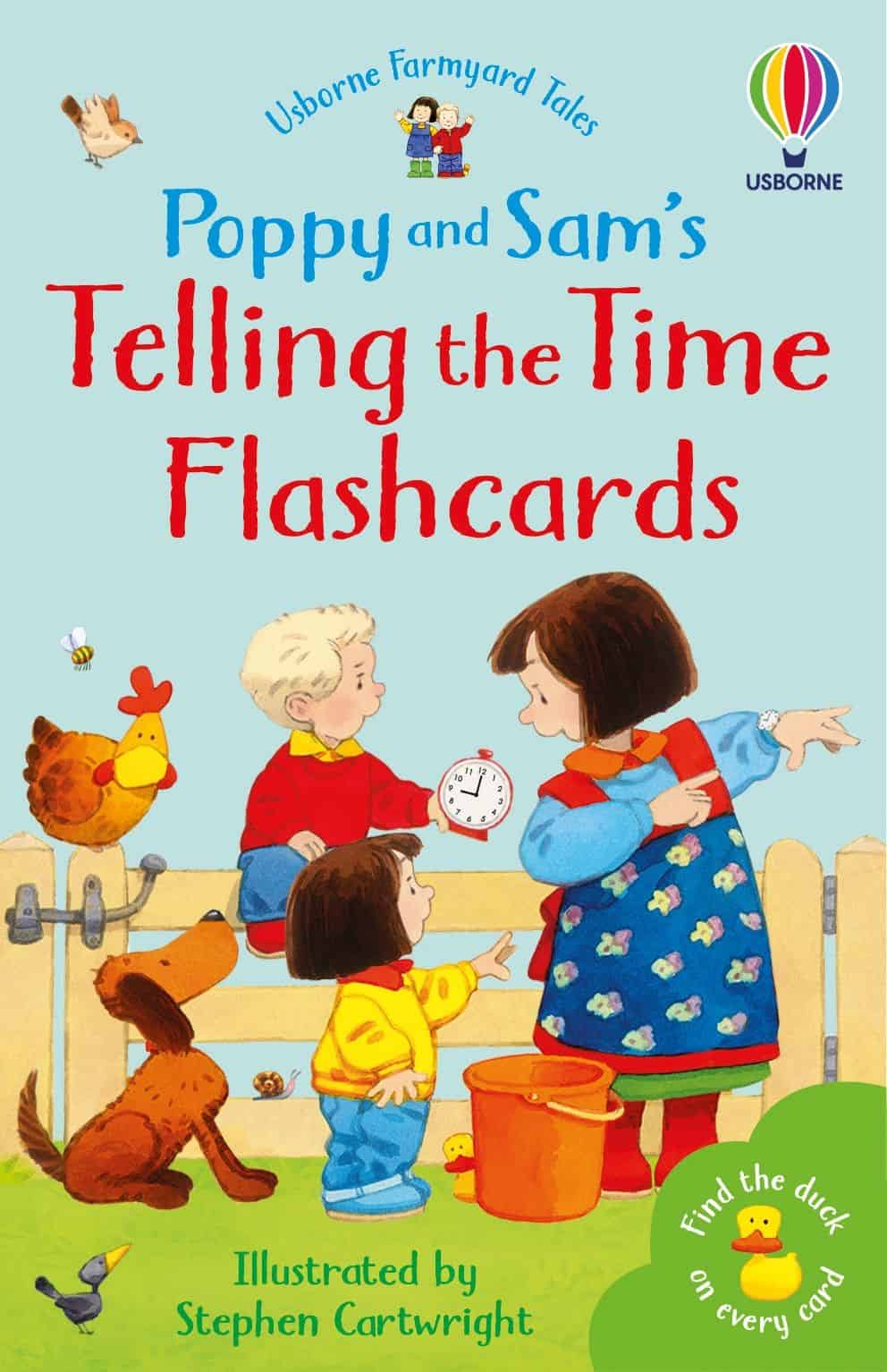 Carte pentru copii - Farmyard Tales Telling the Time Flashcards
