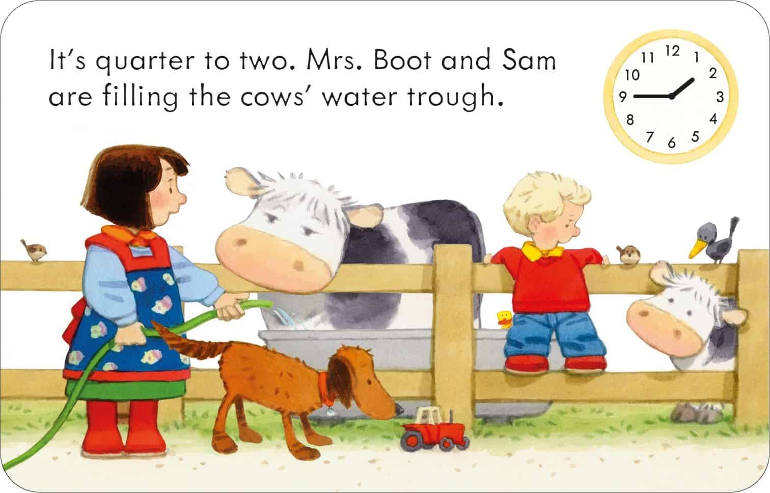 Carte pentru copii - Farmyard Tales Telling the Time Flashcards