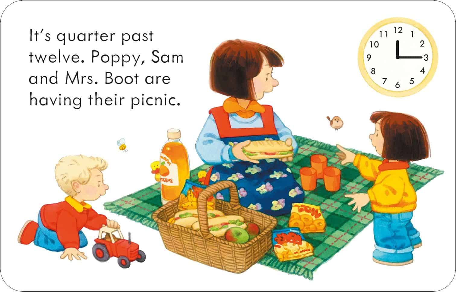 Carte pentru copii - Farmyard Tales Telling the Time Flashcards