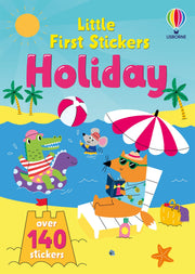 Carte cu stickere, Little first stickers holiday, Usborne + 1 an