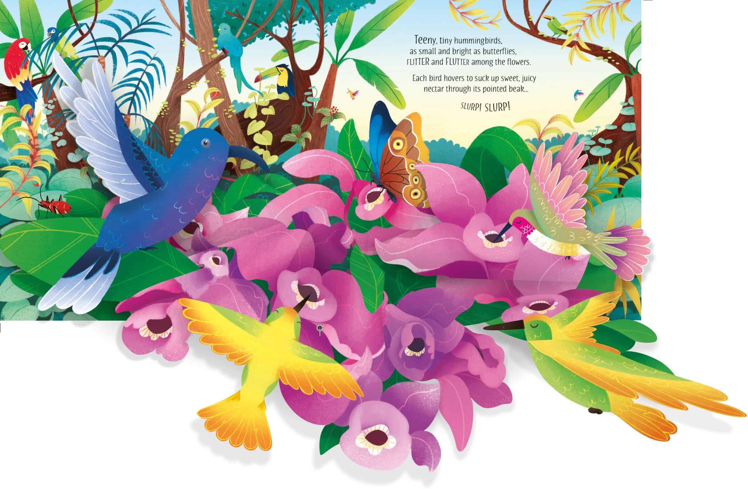 Carte Pop-Up Birds