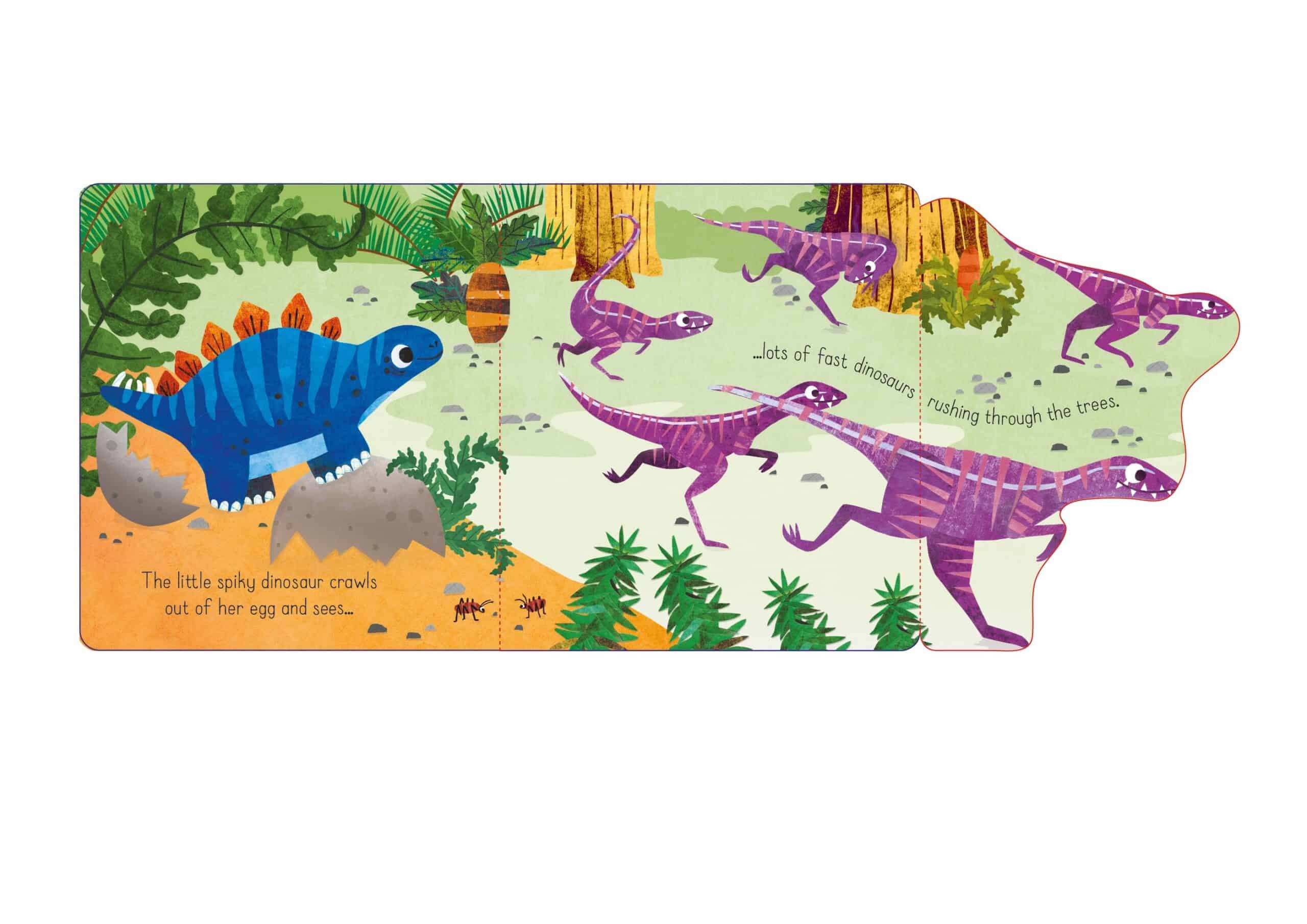 Carte pentru copii - Little lift and look Spiky Dinosaur