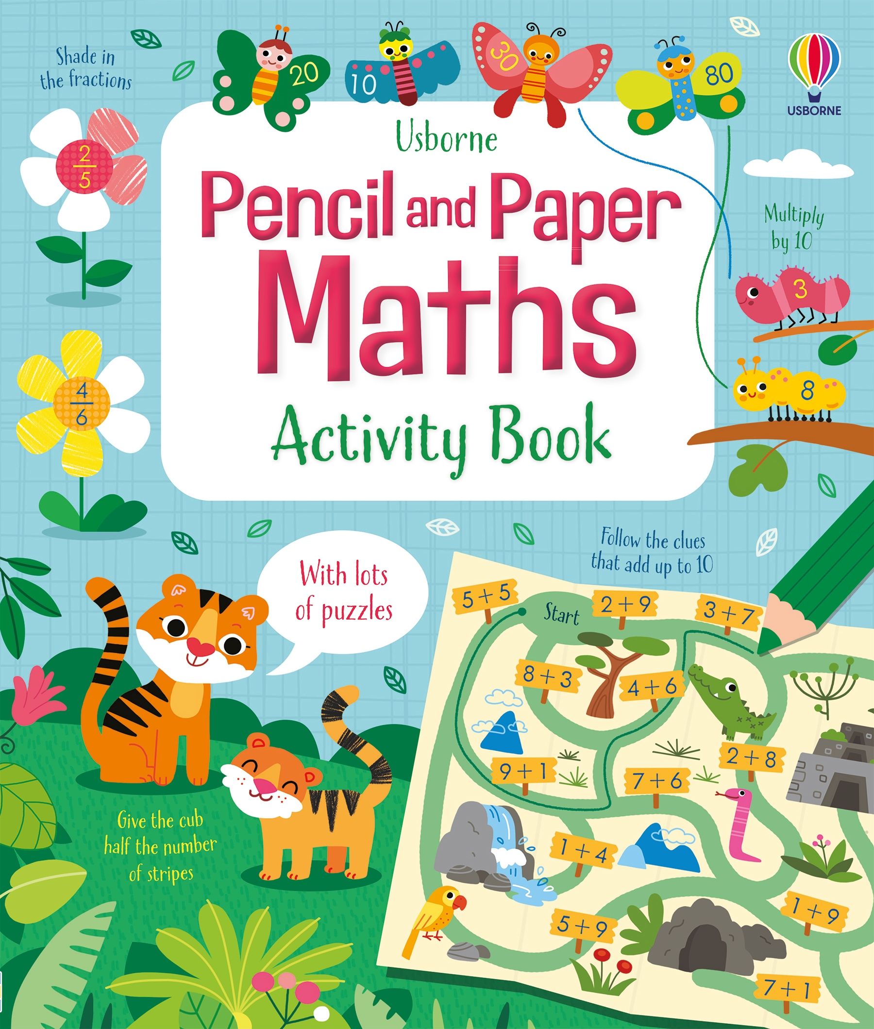 Carte pentru copii, Usborne, Pencil and Paper Maths, 5+ ani