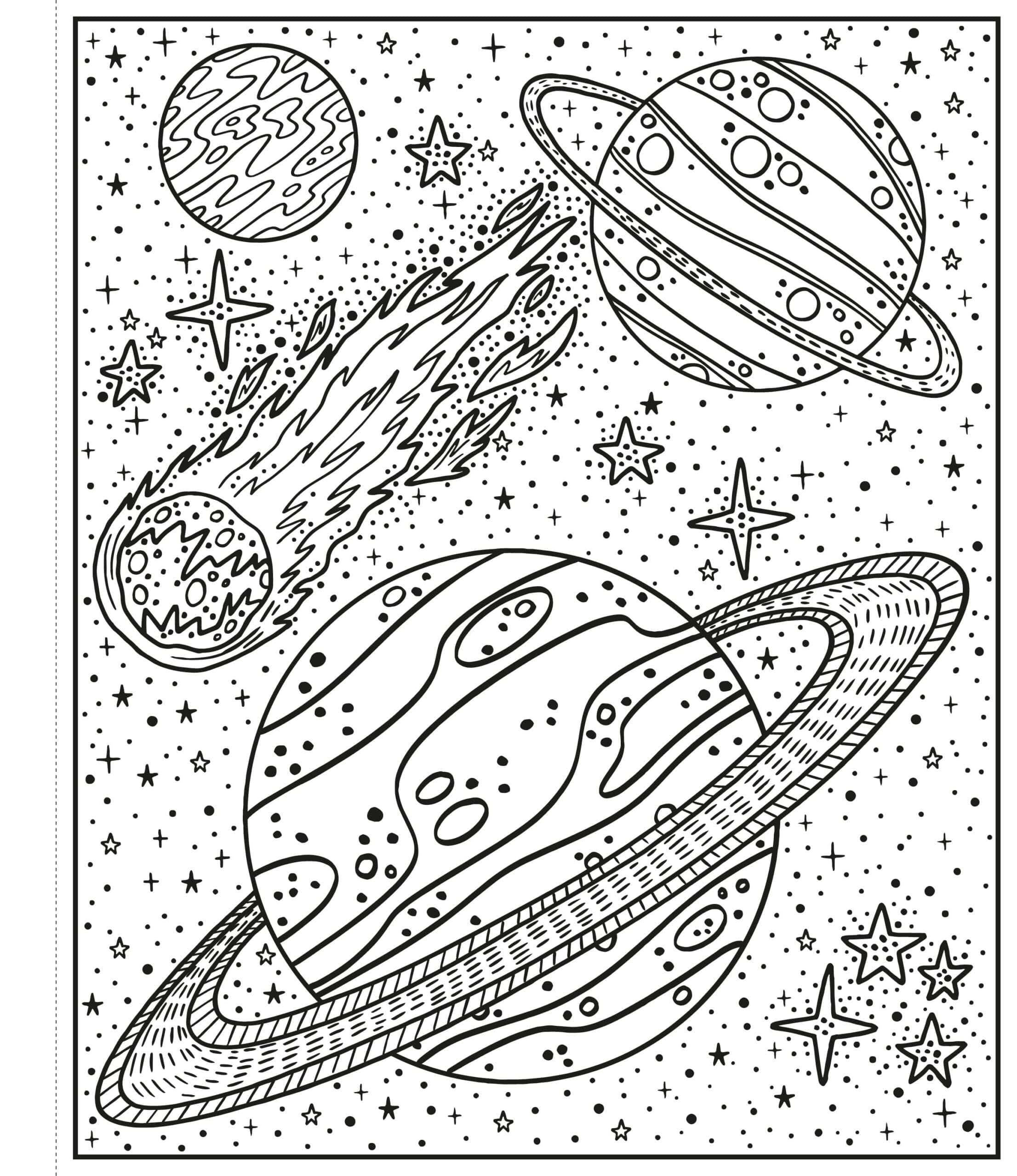 Carte pentru copii - Space Magic Painting Book
