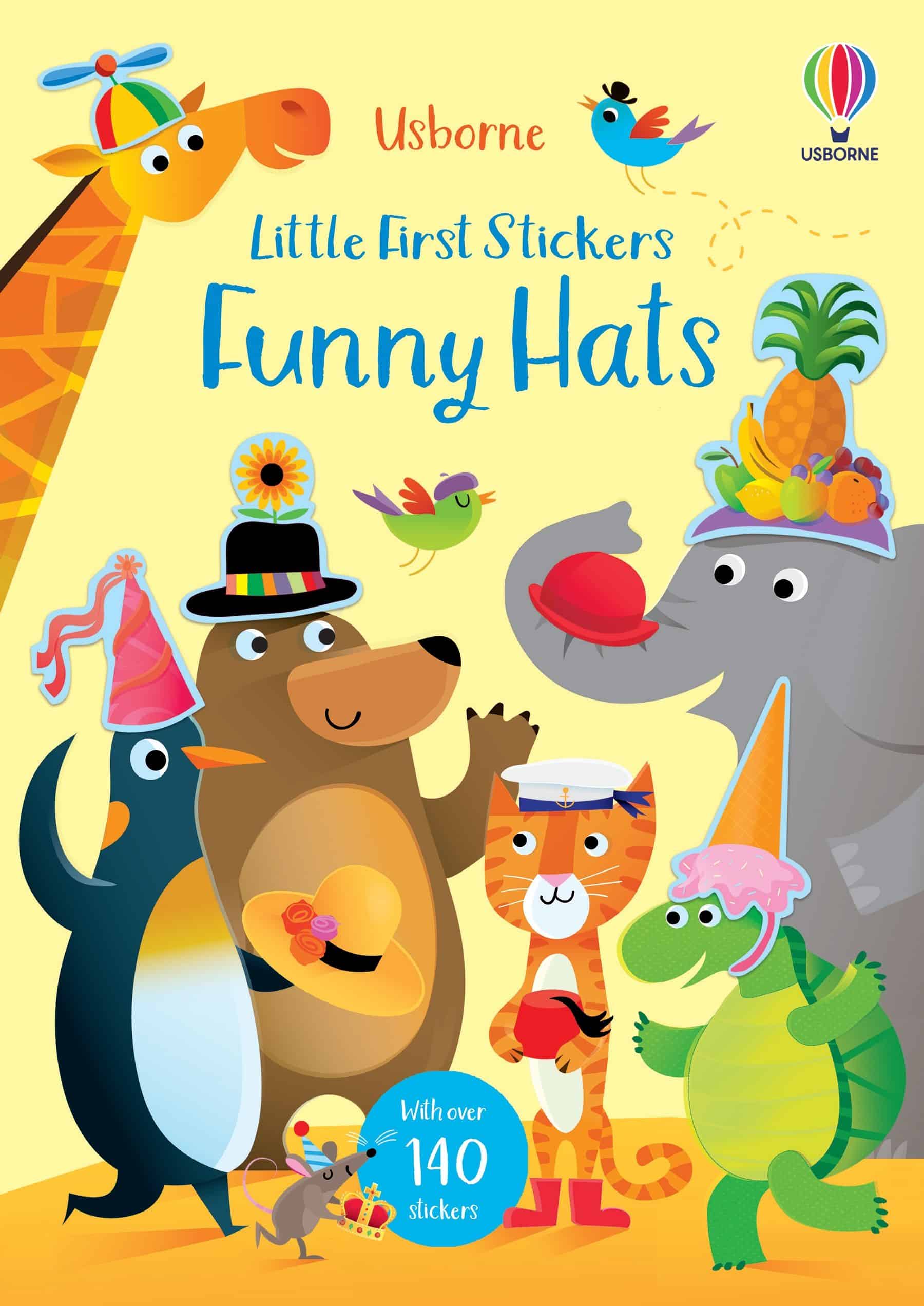 Carte pentru copii - Little First Stickers Funny Hats