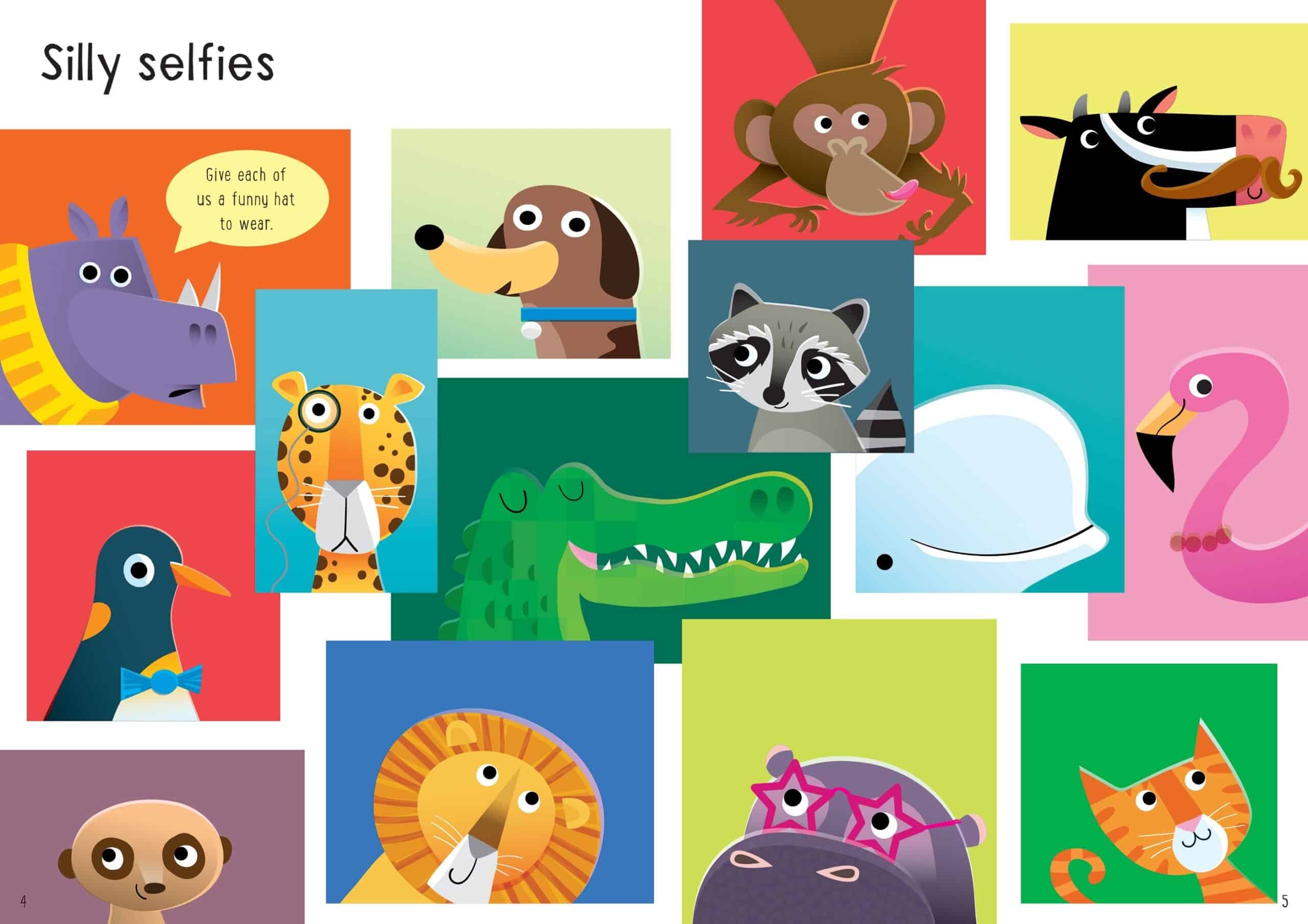 Carte pentru copii - Little First Stickers Funny Hats
