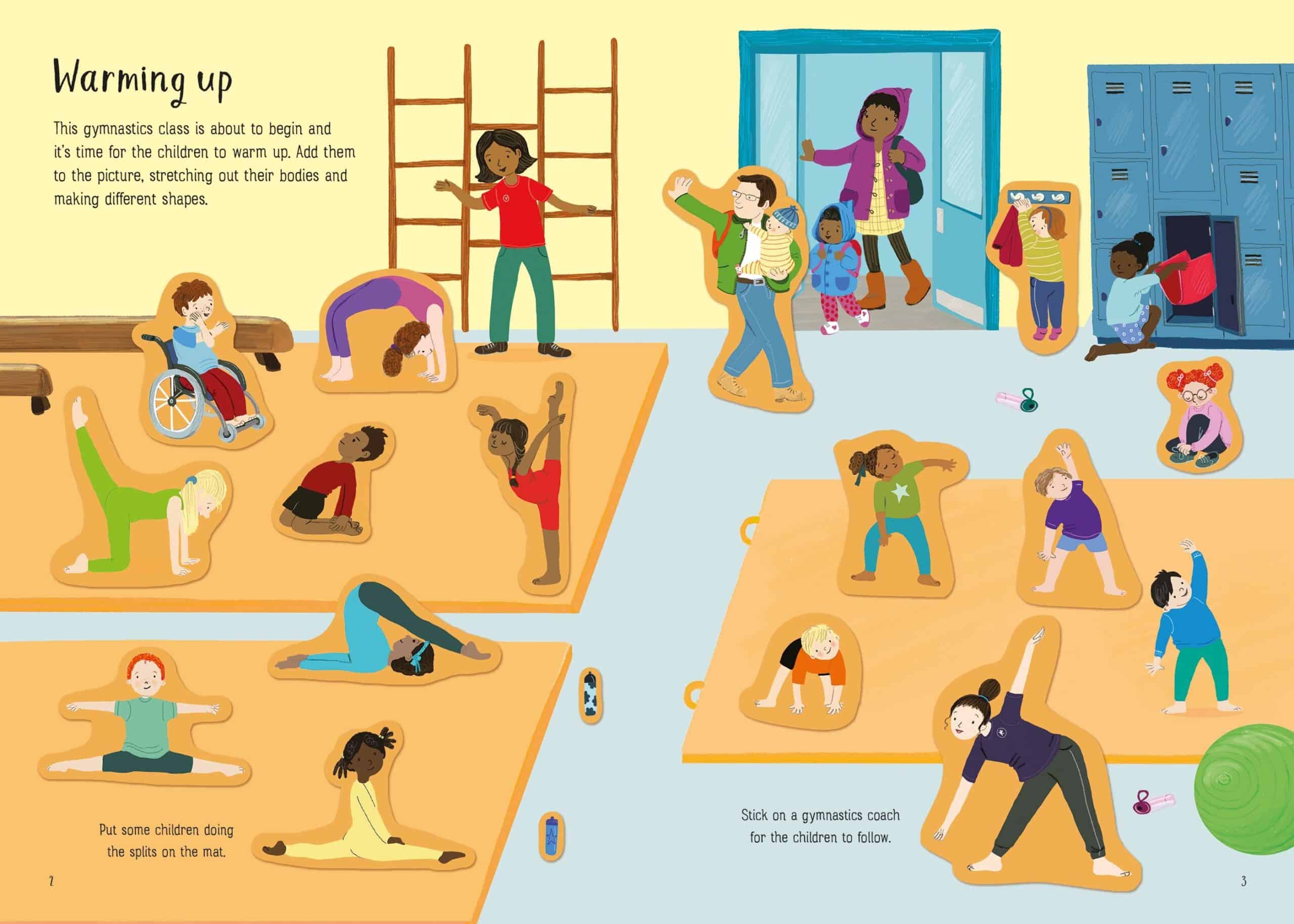 Carte pentru copii - First Sticker Book Gymnastics