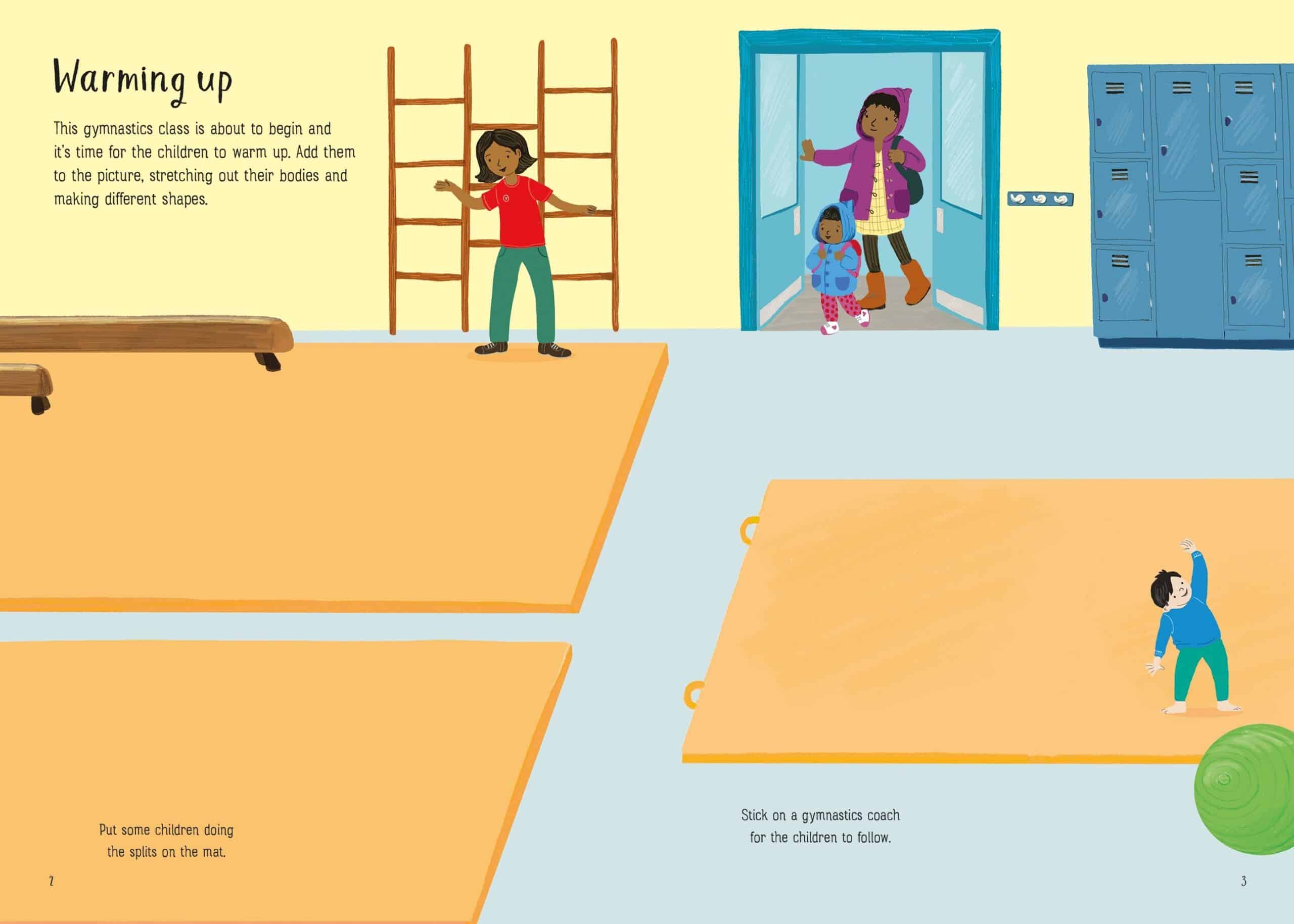 Carte pentru copii - First Sticker Book Gymnastics