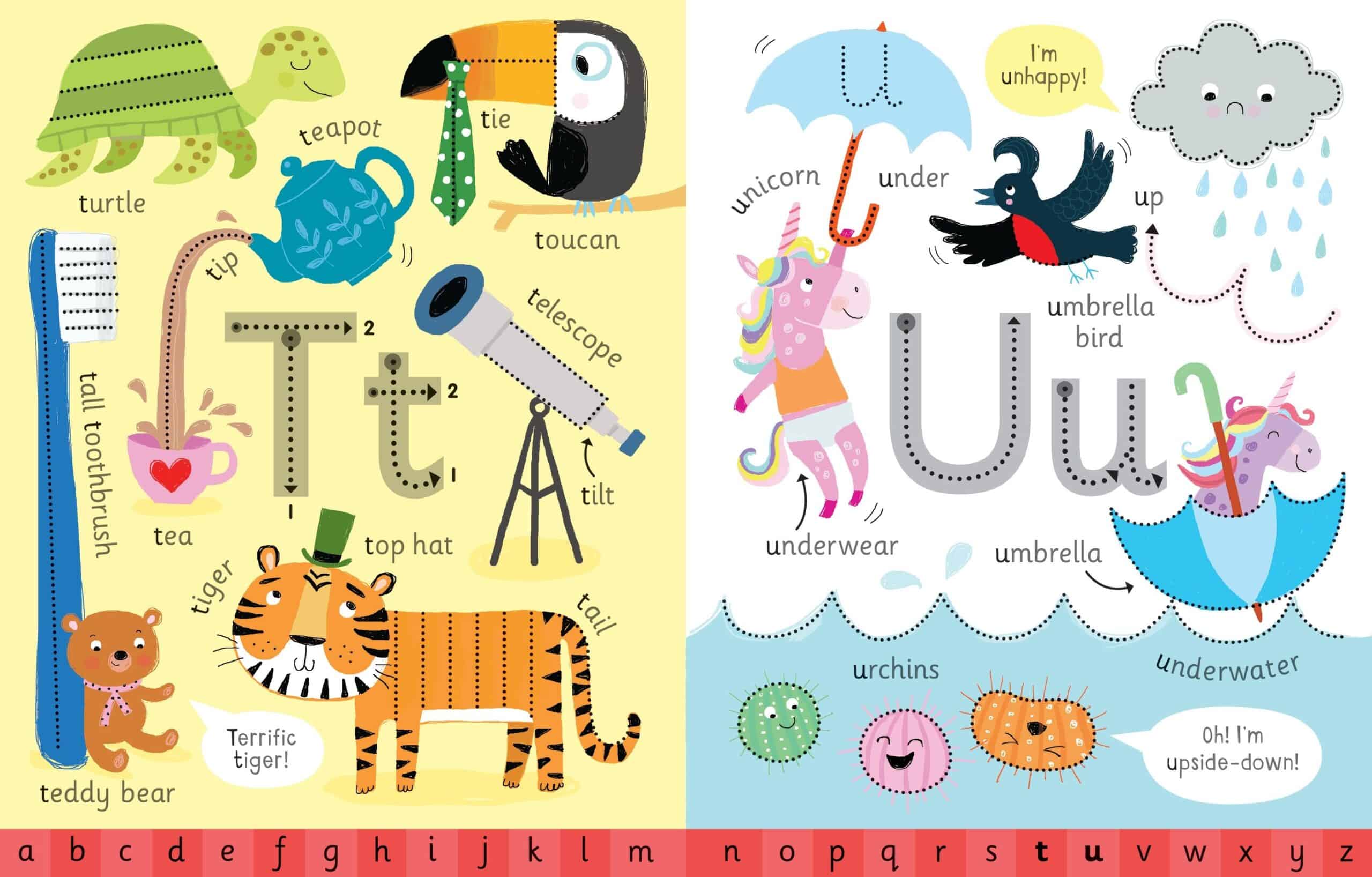 Scrie si sterge - Alfabetul - Early Years Wipe-Clean Alphabet