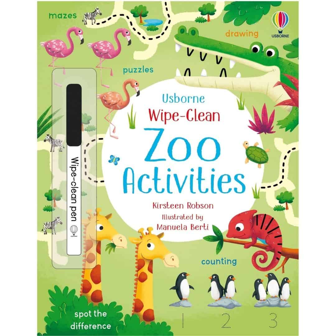 Scrie si sterge - Wipe-Clean Zoo Activities