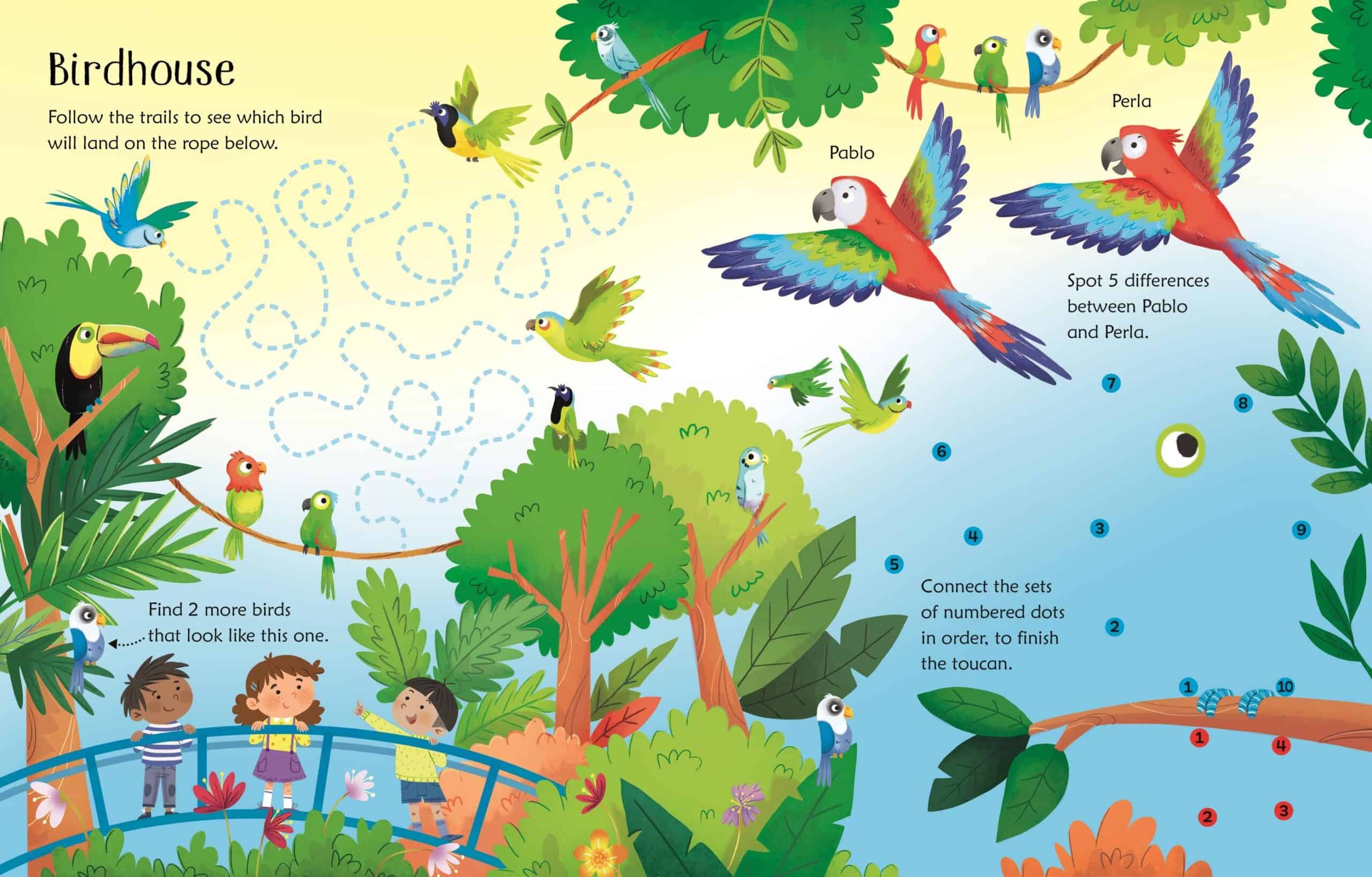 Scrie si sterge - Wipe-Clean Zoo Activities