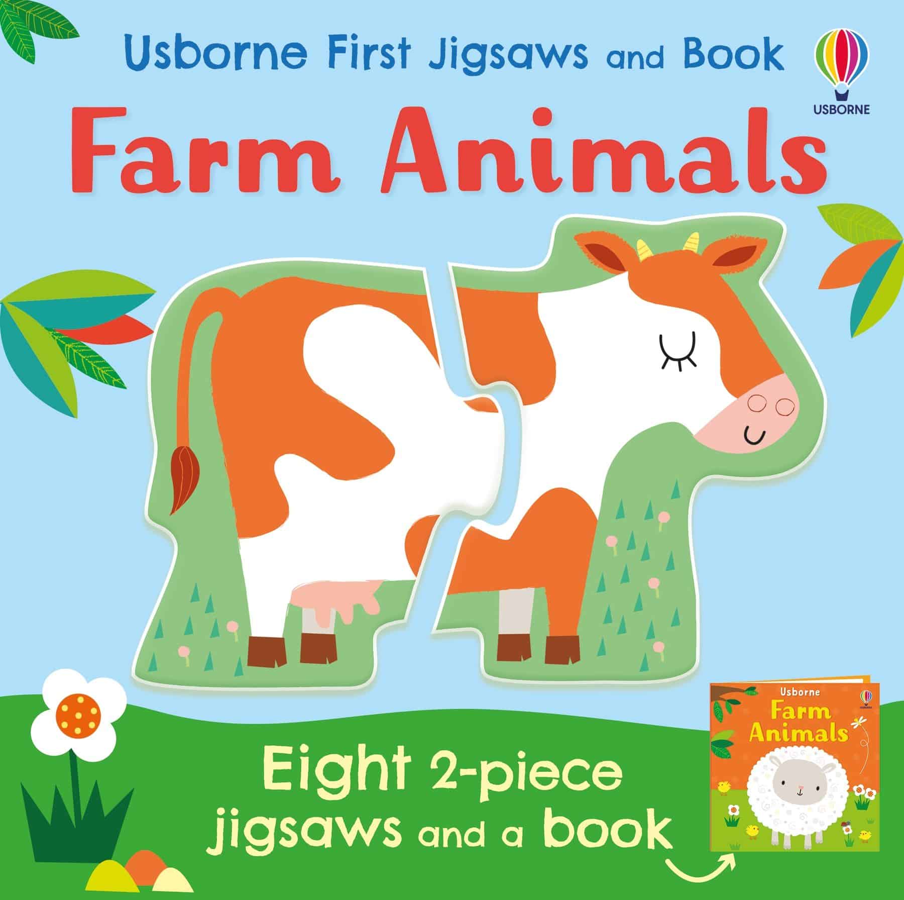 Carte pentru copii - Usborne First Jigsaws: Farm Animals