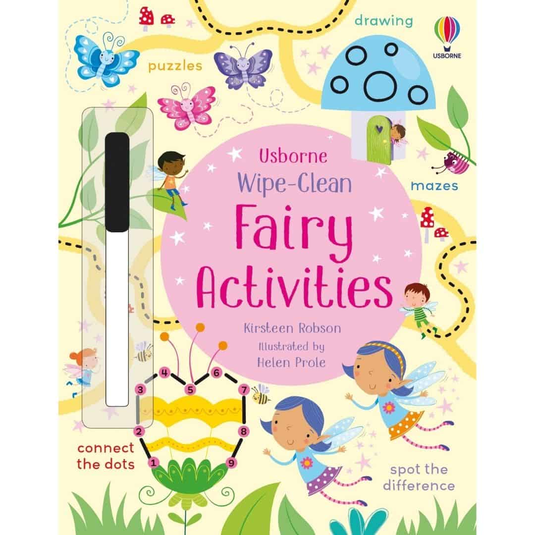 Scrie si sterge - Wipe-Clean Fairy Activities