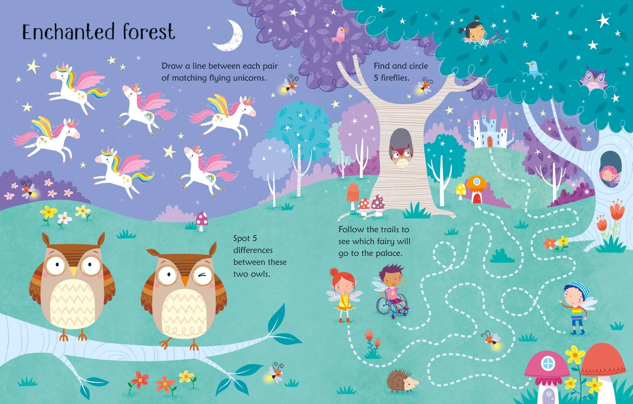 Scrie si sterge - Wipe-Clean Fairy Activities