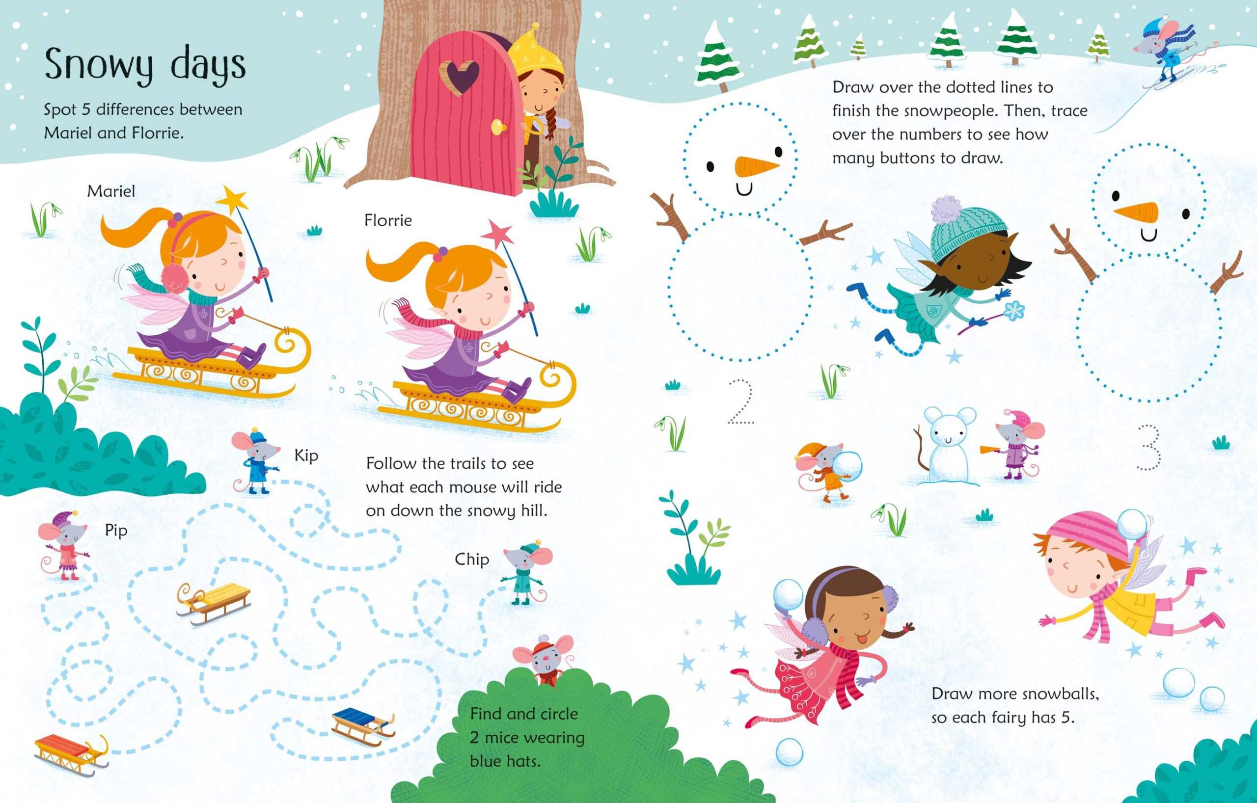 Scrie si sterge - Wipe-Clean Fairy Activities