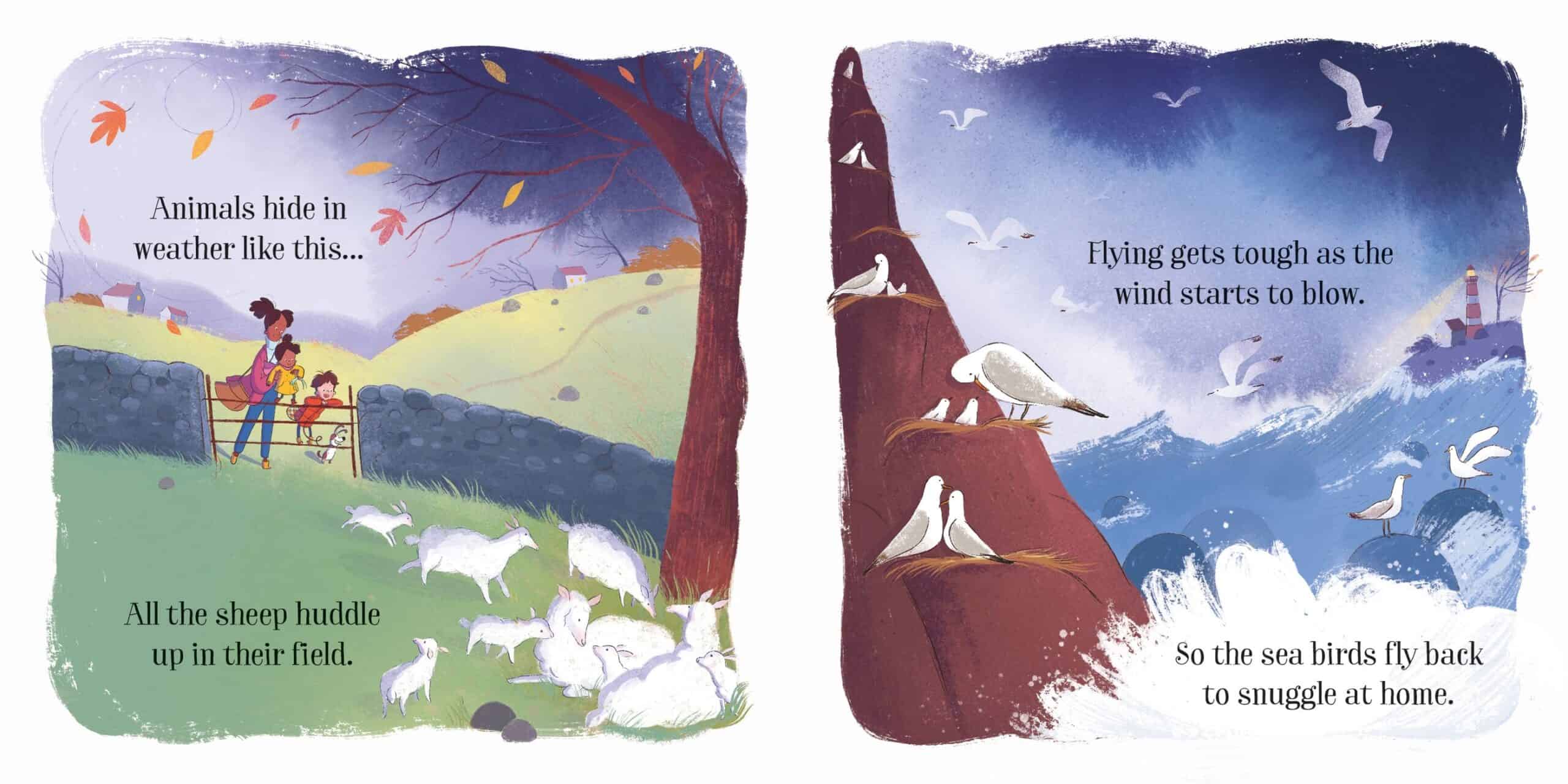 Carte pentru copii - Little Board Book: The Stormy Day